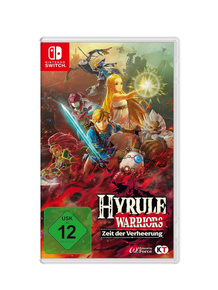 Hyrule Warriors Zeit der Verheerung für Nintendo Switch – actionreiches Zelda-Spiel mit Link, Zelda, den Recken, großen Schlachten, Hack-and-Slash-Gameplay und Breath-of-the-Wild-Atmosphäre
