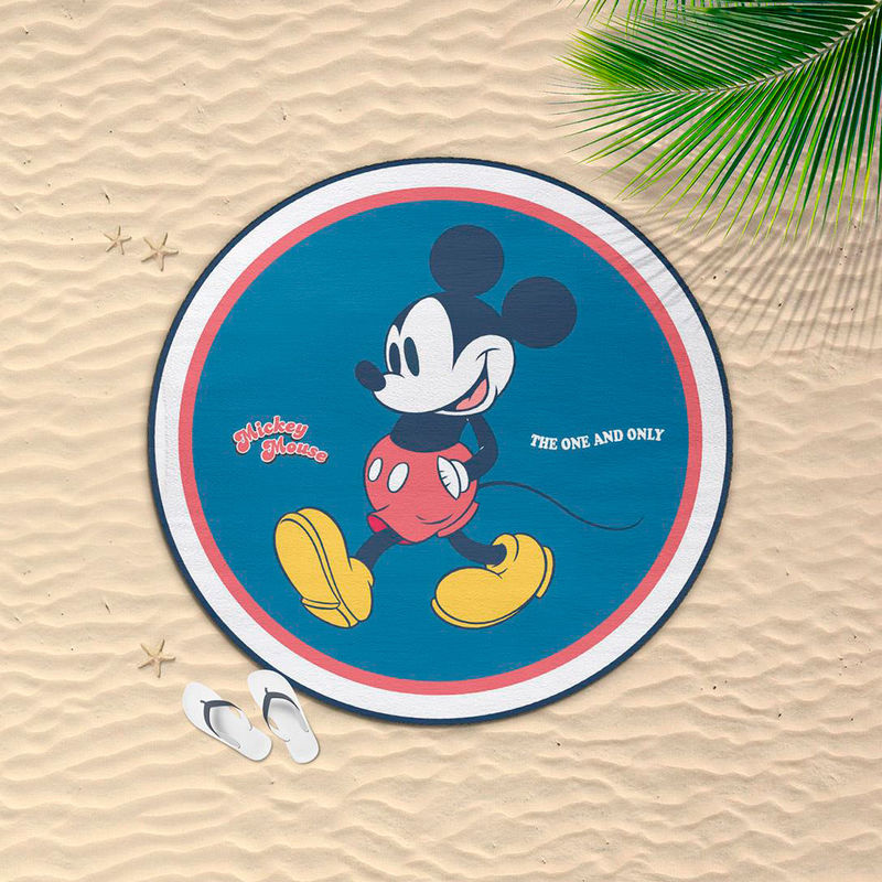 Disney Mickey Mouse Beach Towl Handtuch Rund 130cm