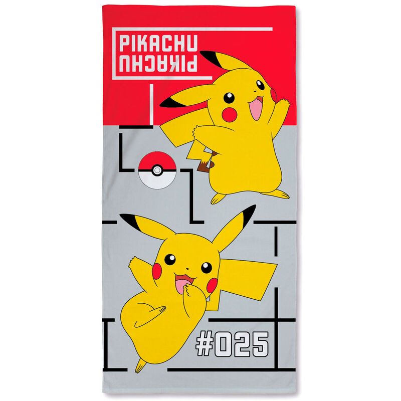 Pokemon Beach Towel Handtuch Pikachu