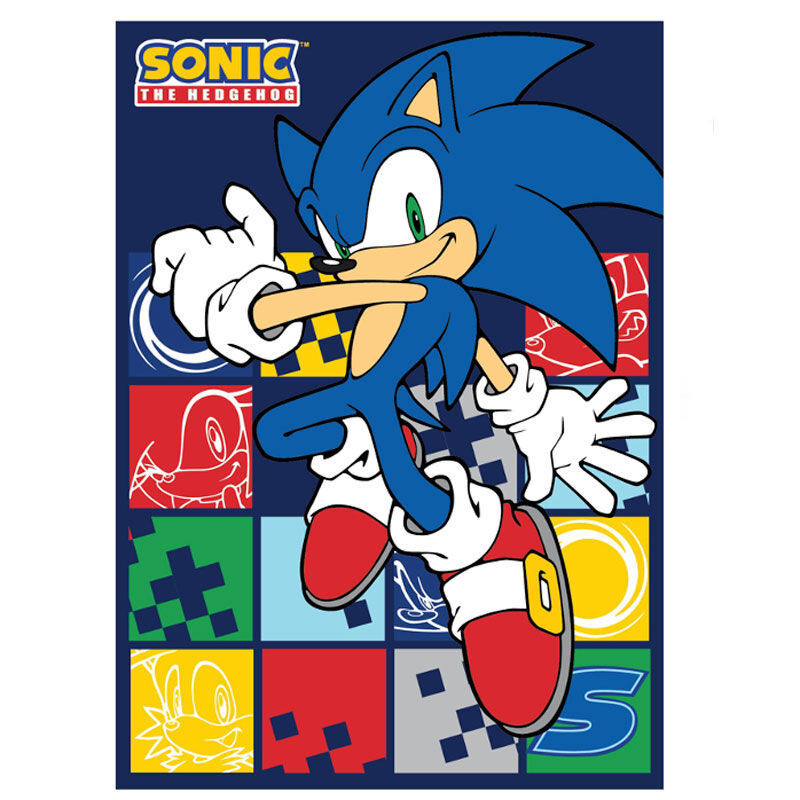 Sonic the Hedgehog Fleece Decke / blanket