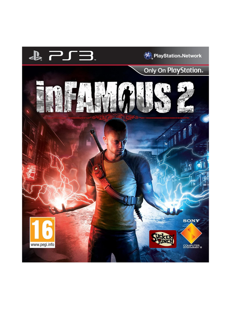 inFAMOUS 2 PEGI für PlayStation 3 PS3 – gebrauchtes Open-World-Actionspiel