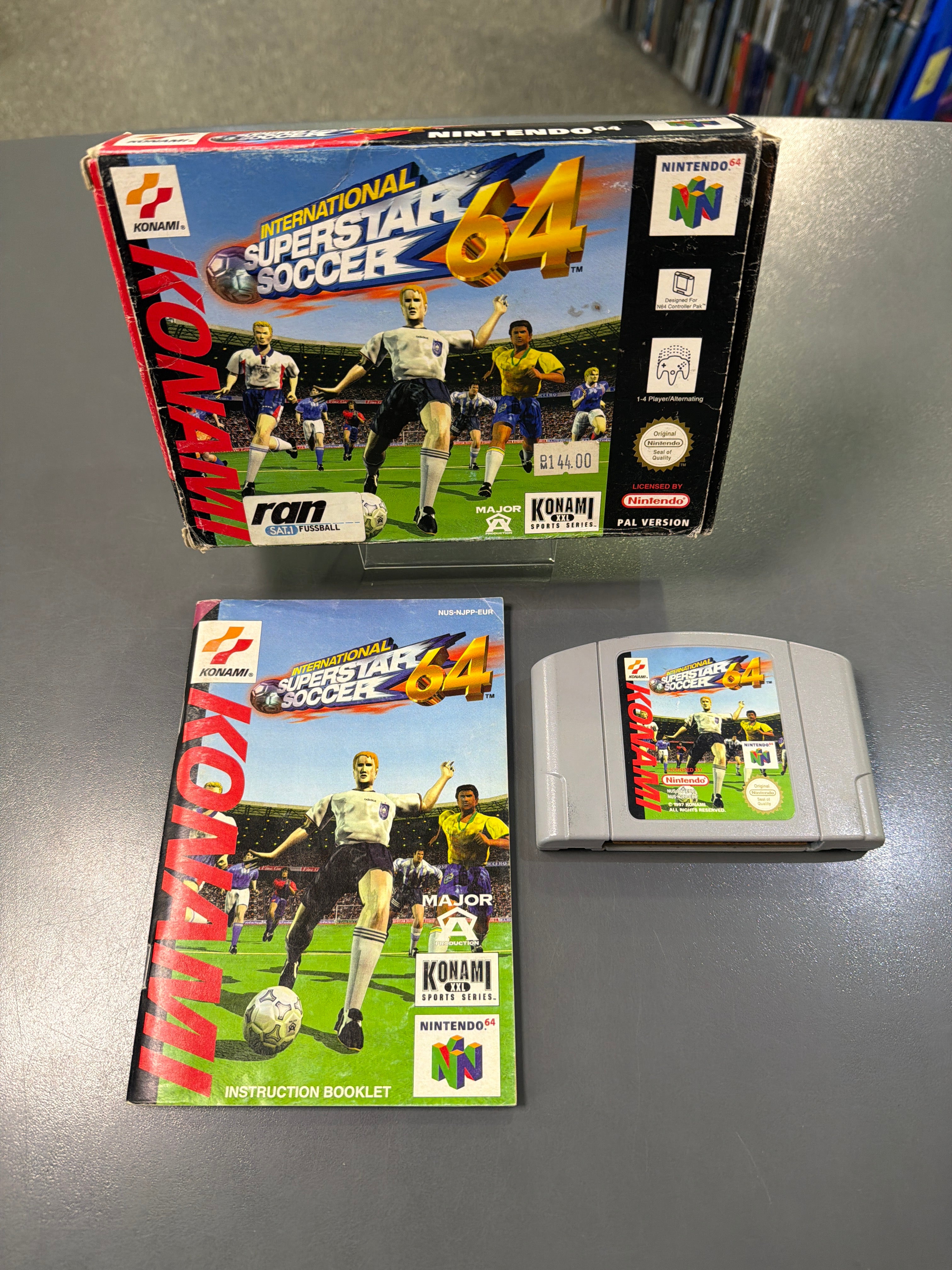 International Superstar Soccer 64 Nintendo 64 Fußball Spiel kaufen N64 Klassiker Game Center VS Villingen-Schwenningen seit 1992