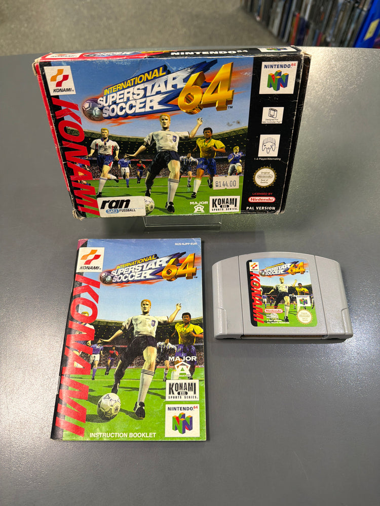 International Superstar Soccer 64 Nintendo 64 Fußball Spiel kaufen N64 Klassiker Game Center VS Villingen-Schwenningen seit 1992