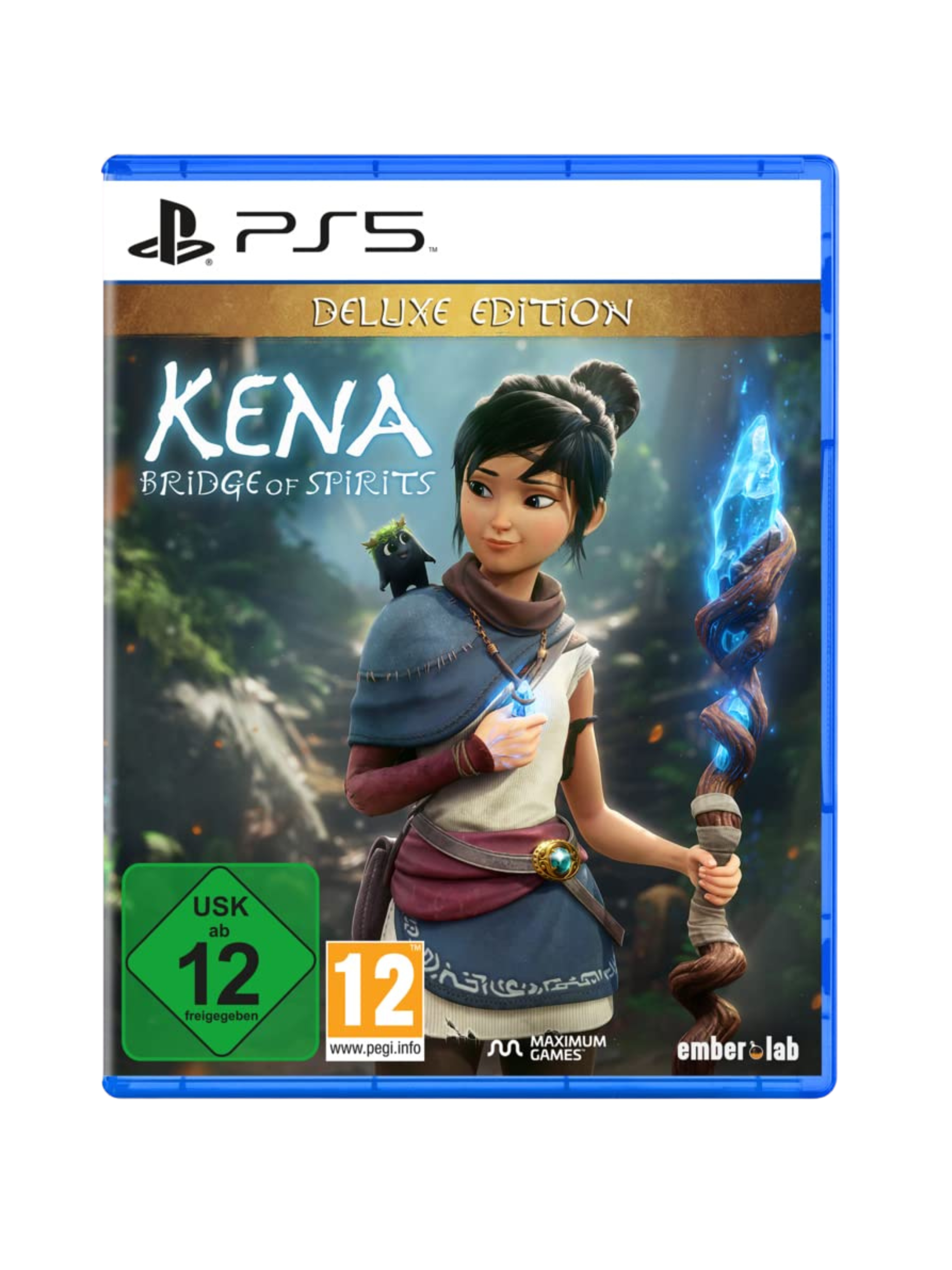 Kena Bridge of Spirits Deluxe Edition PlayStation 5 PS5 neu mit Original Spiel Blu-ray und Deluxe Inhalten