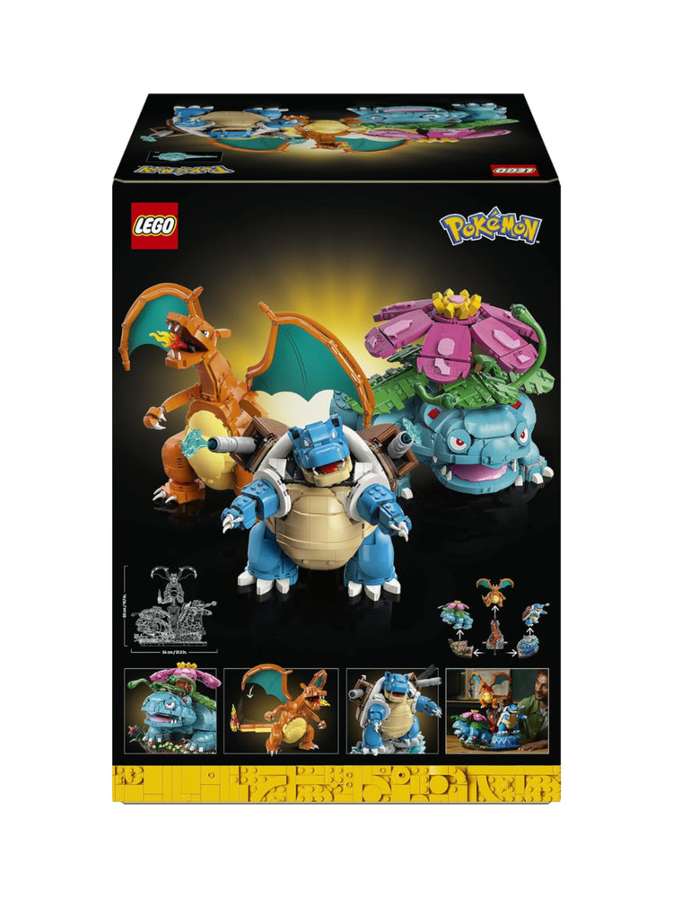 LEGO Pokémon 72153 Bisaflor Glurak und Turtok 3D Modellbau für Erwachsene neu in Karton