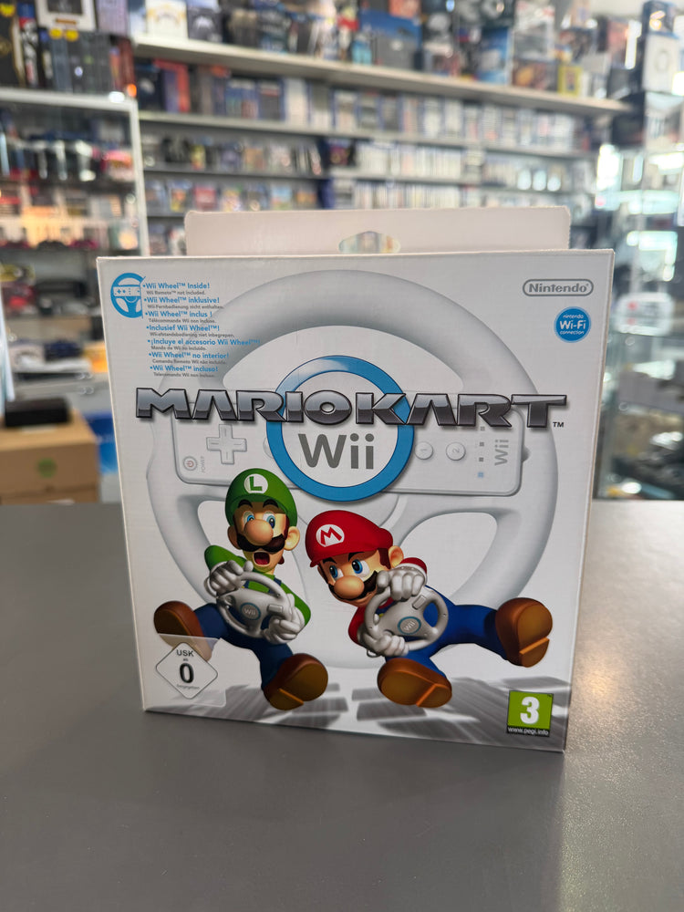 Mario Kart Wii inklusive Wii Lenkrad für Nintendo Wii – neu und originalverpackt