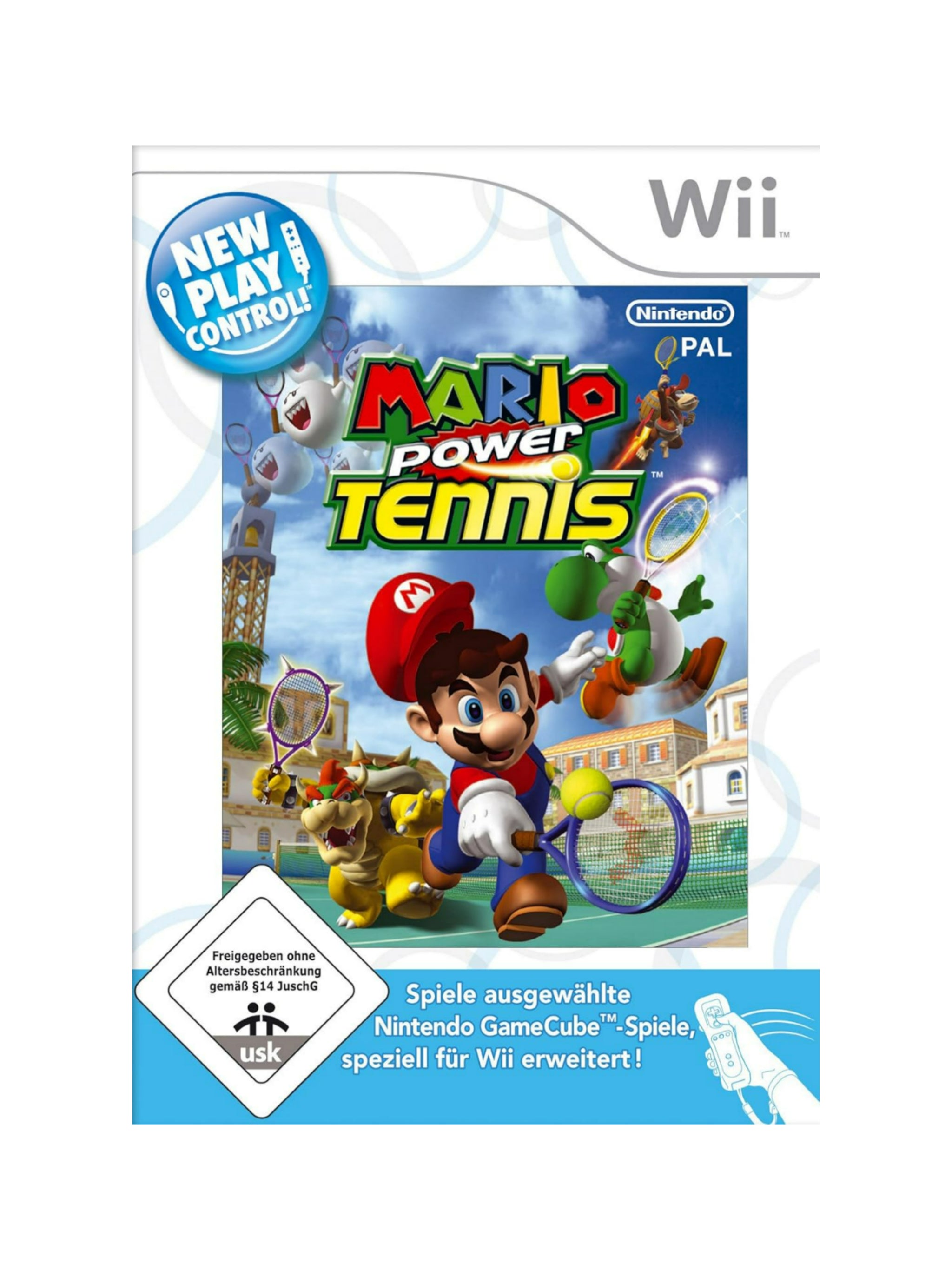Mario Power Tennis New Play Control Nintendo Wii gebraucht