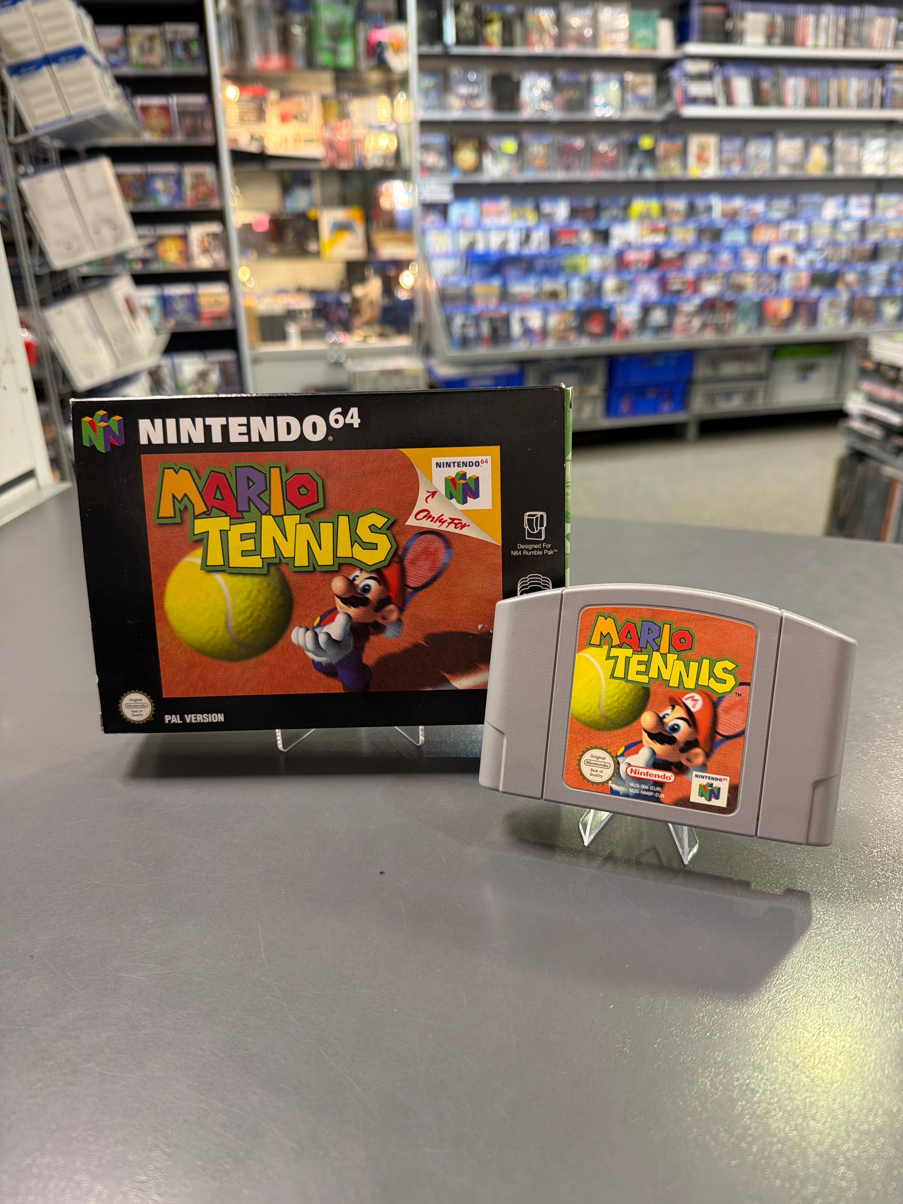 Mario Tennis Nintendo 64 Spiel kaufen N64 Sportklassiker Multiplayer Game Center VS Villingen-Schwenningen seit 1992