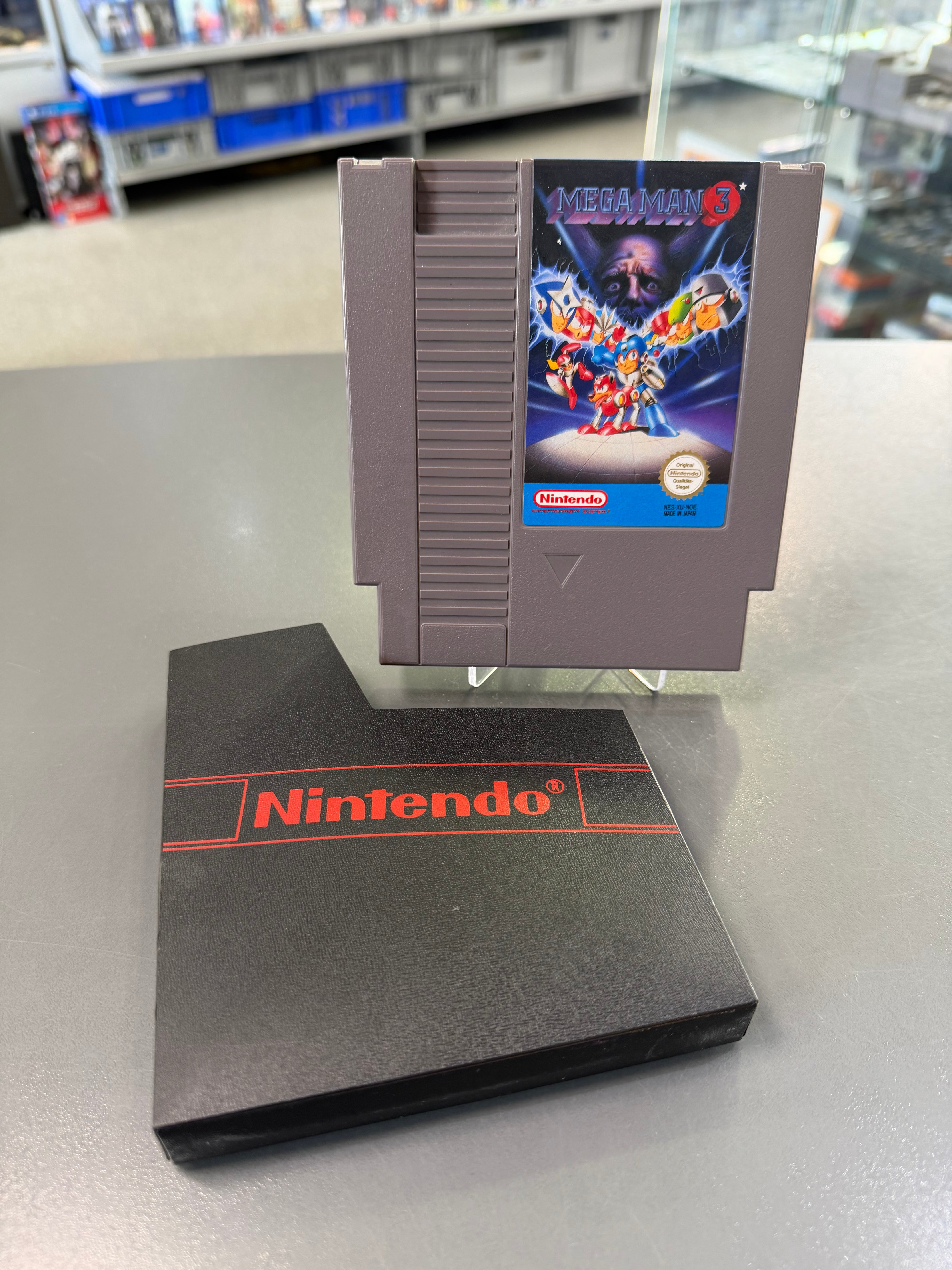 Mega Man 3 für Nintendo NES, originales NES-Spielmodul von Capcom, gebrauchter Retro-Klassiker in gutem Zustand für Sammler und Retro-Gaming-Fans