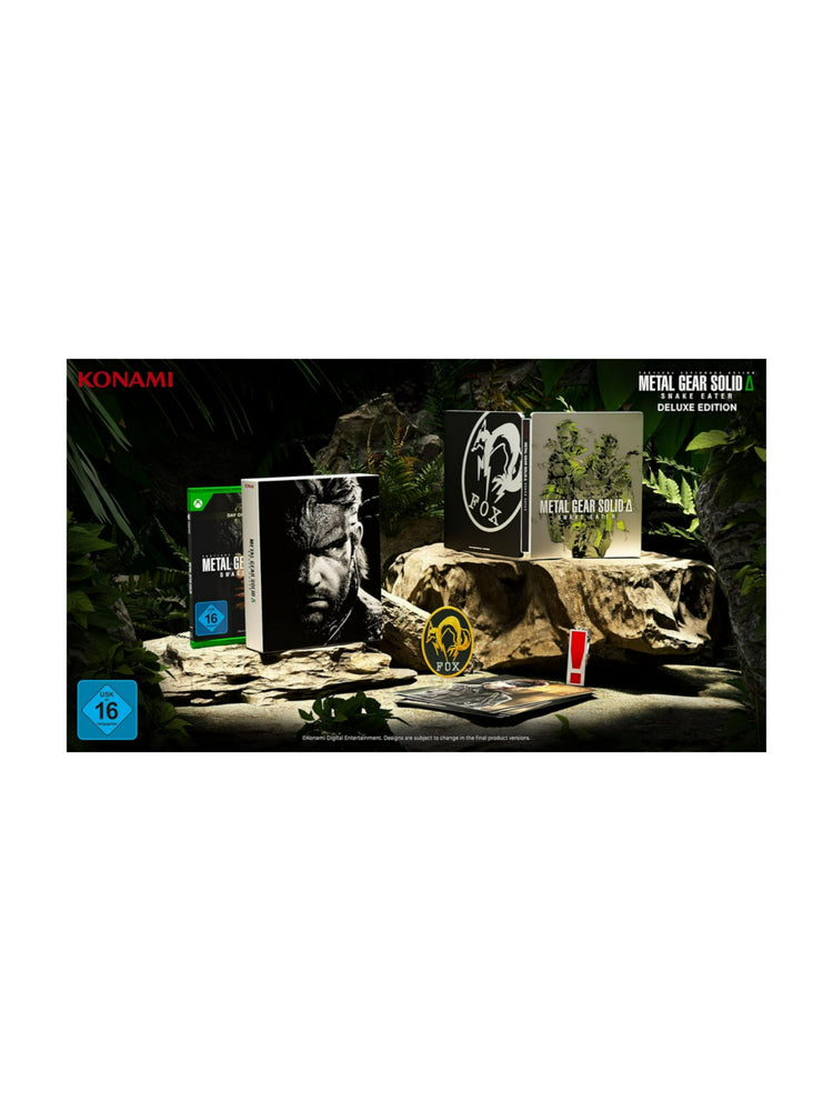 Metal Gear Solid Delta Snake Eater Deluxe Edition für Xbox Series X mit Originalverpackung und Spiel-Blu-ray in neuem Zustand.