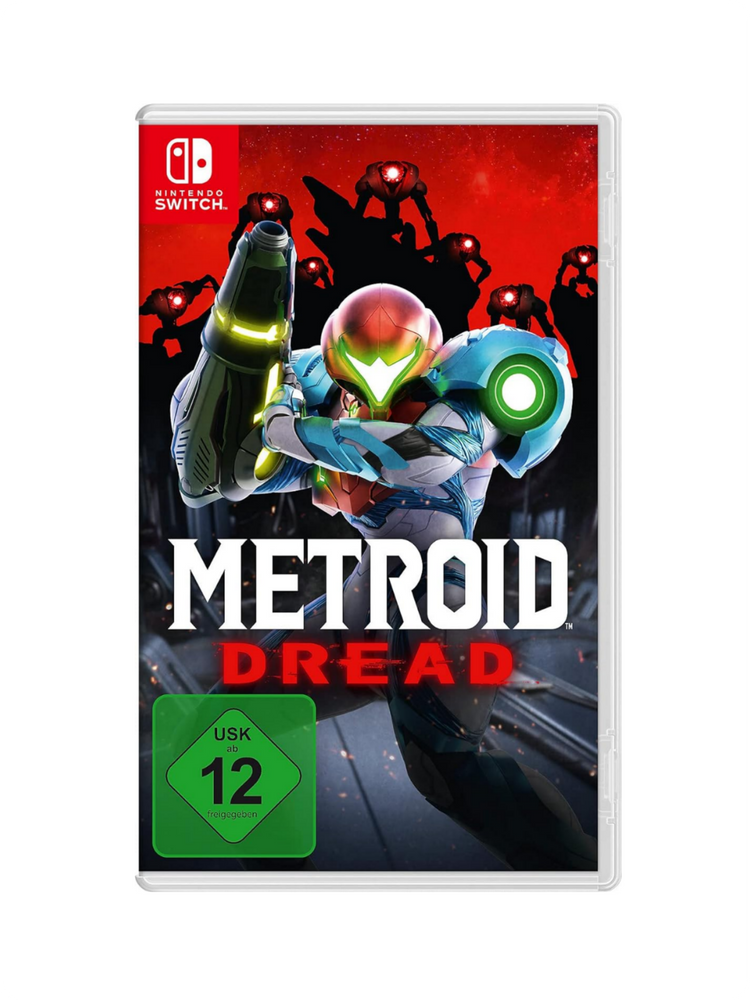 Metroid Dread Nintendo Switch Action Adventure Spiel Samus Aran Sci-Fi Platformer original Spielkarte