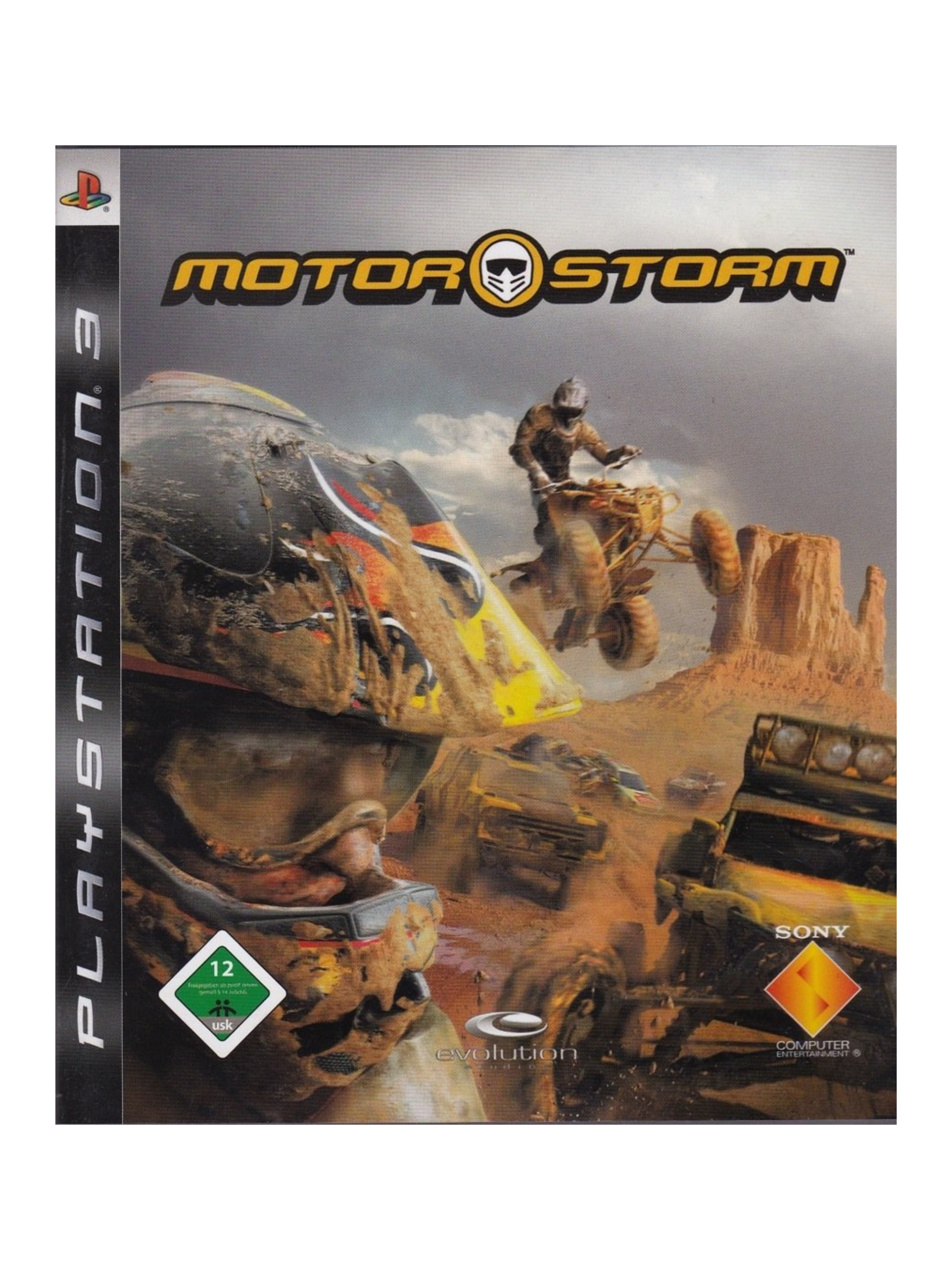 MotorStorm PS3 Spiel – komplettes PlayStation 3 Offroad-Rennspiel mit Hülle und Anleitung gebraucht