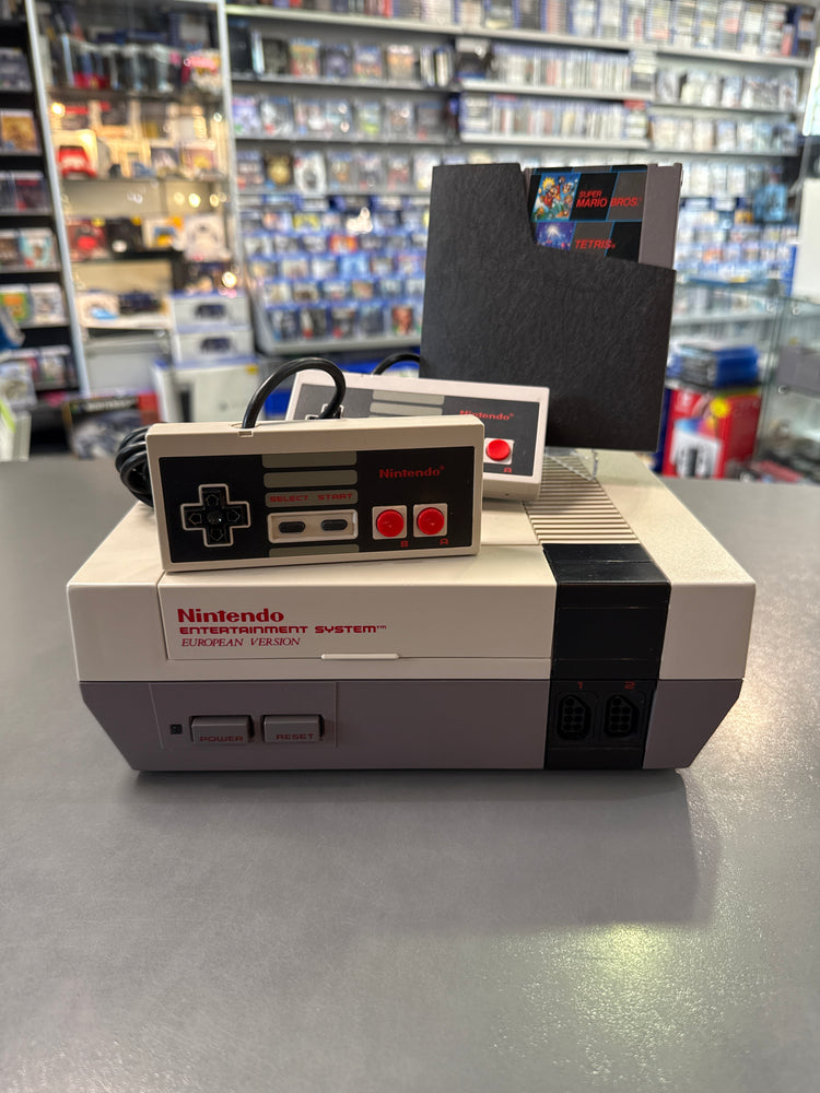 Nintendo Entertainment System NES Konsole mit 2 Controllern und 3 Spielen gebraucht