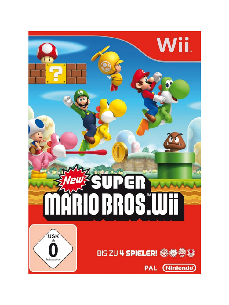 New Super Mario Bros. Wii für Nintendo Wii – gebrauchtes Jump'n'Run-Spiel