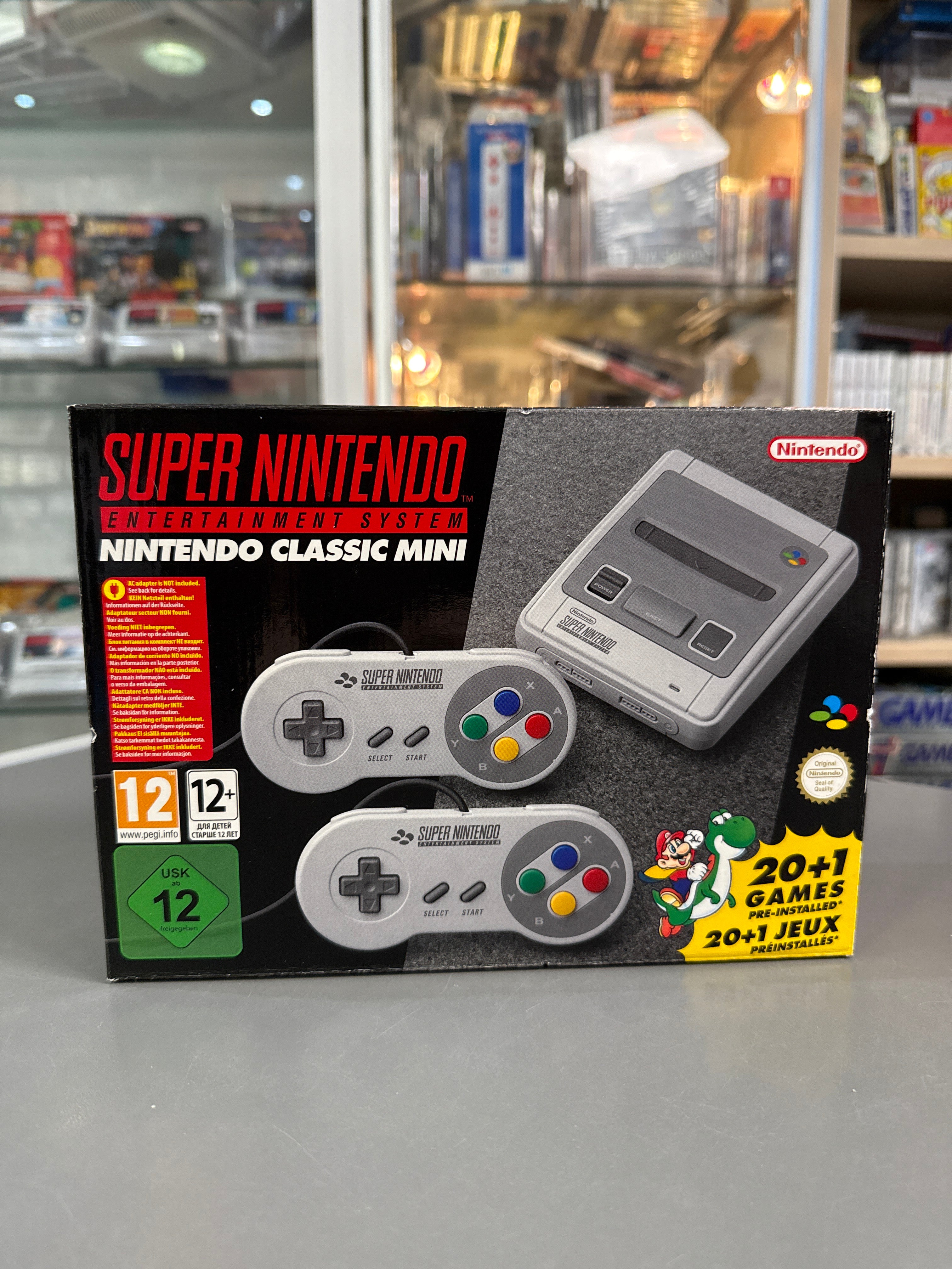 Nintendo Classic Mini Super Nintendo Entertainment System Konsole neu in Originalverpackung