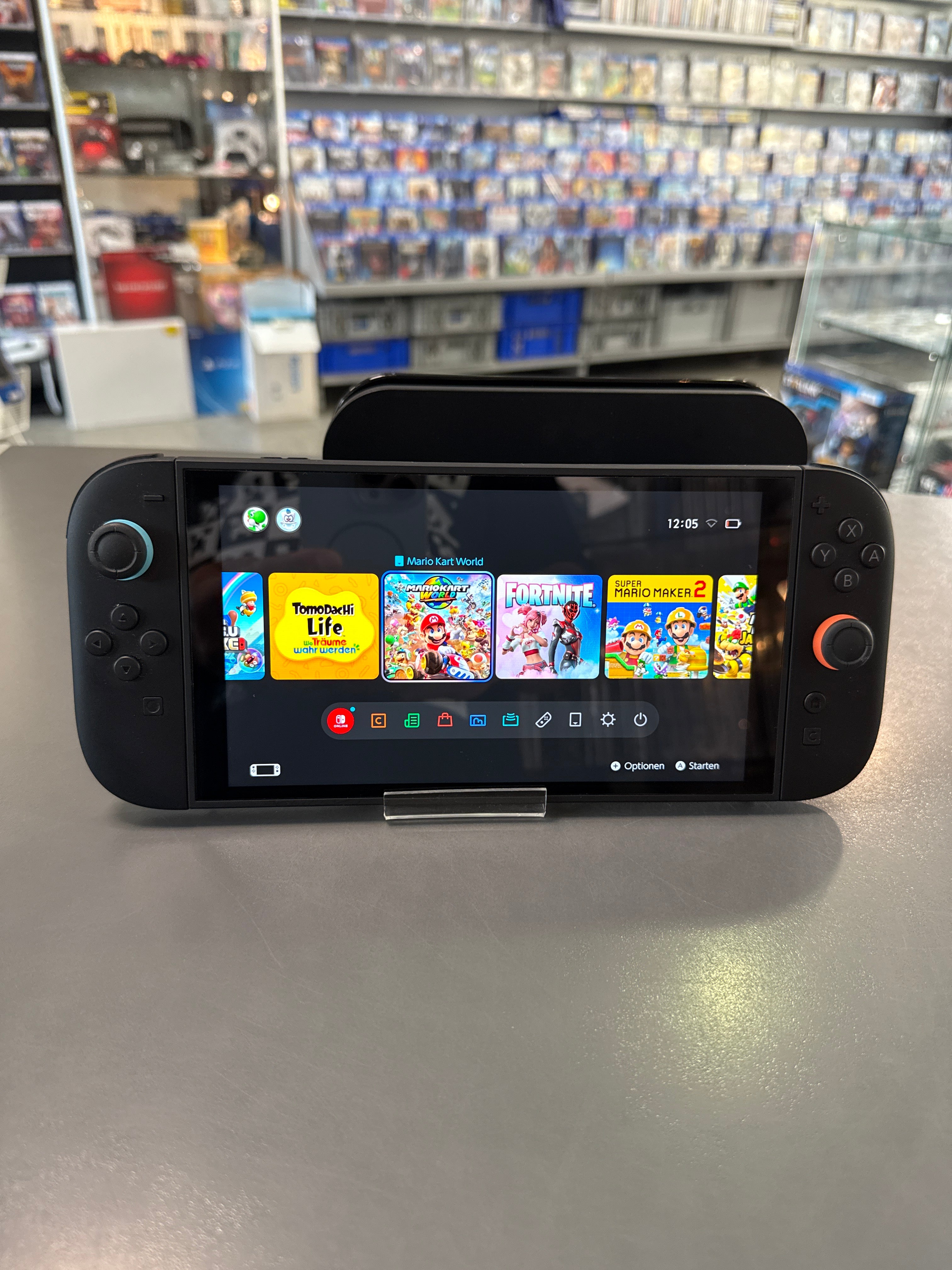 Nintendo Switch 2 Konsole gebraucht ohne Spiel mit Joy-Con 2 Dock und Originalzubehör