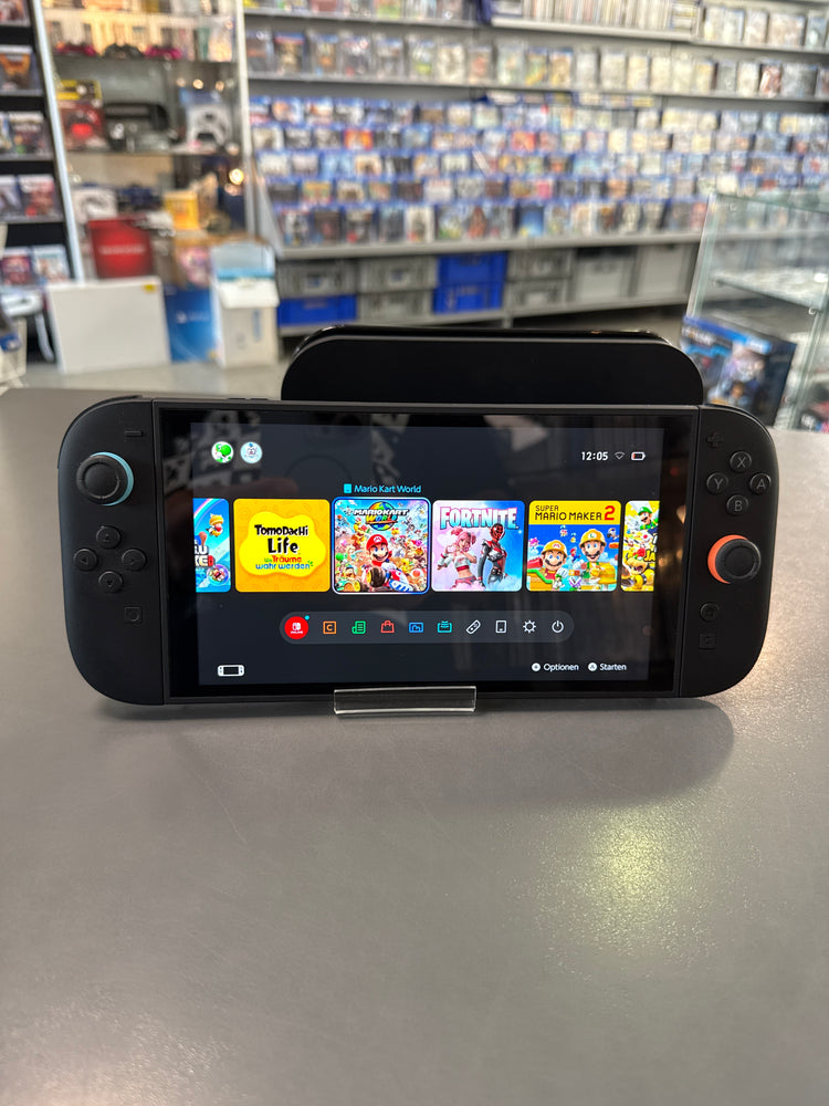 Nintendo Switch 2 Konsole gebraucht ohne Spiel mit Joy-Con 2 Dock und Originalzubehör