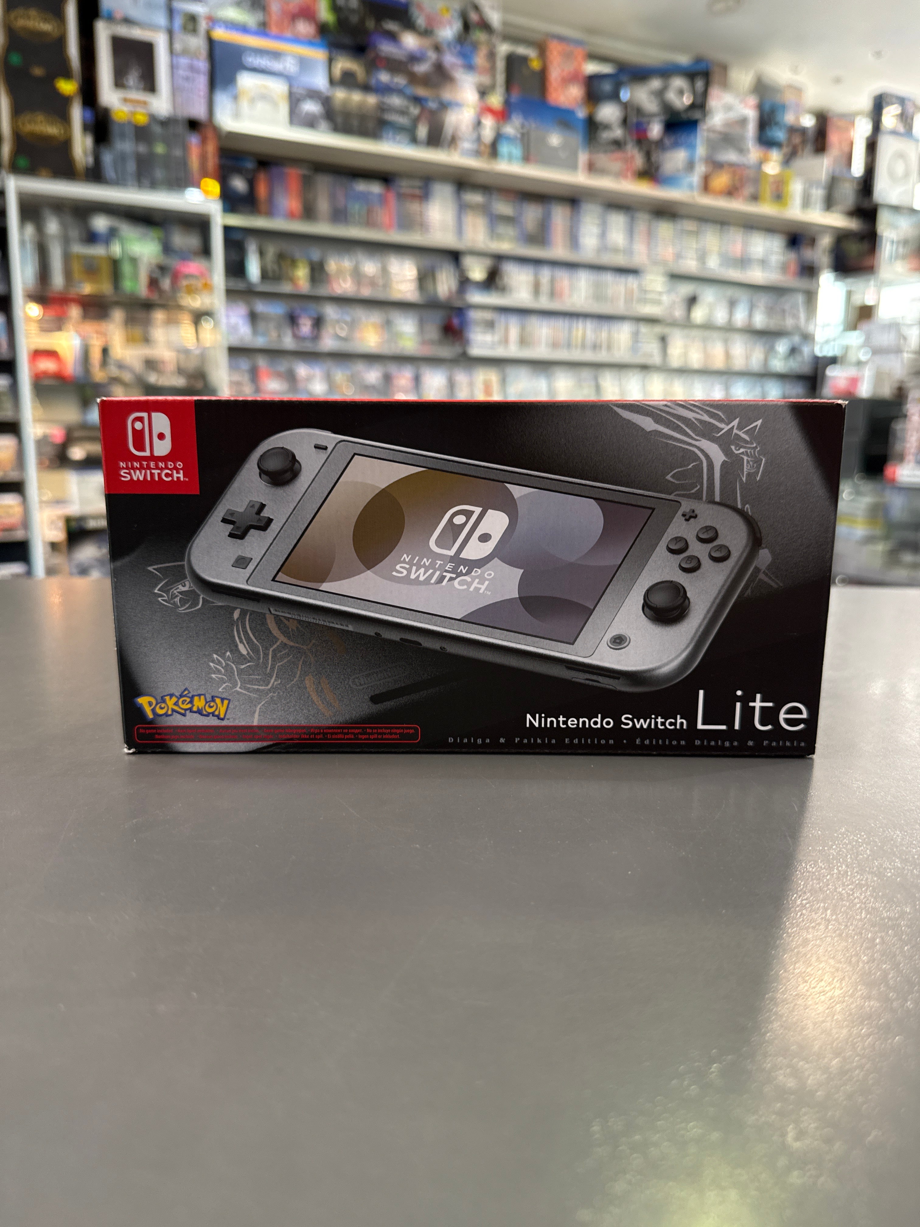 Nintendo Switch Lite Dialga und Palkia Edition Konsole mit Pokémon Design, Neuware in Originalverpackung