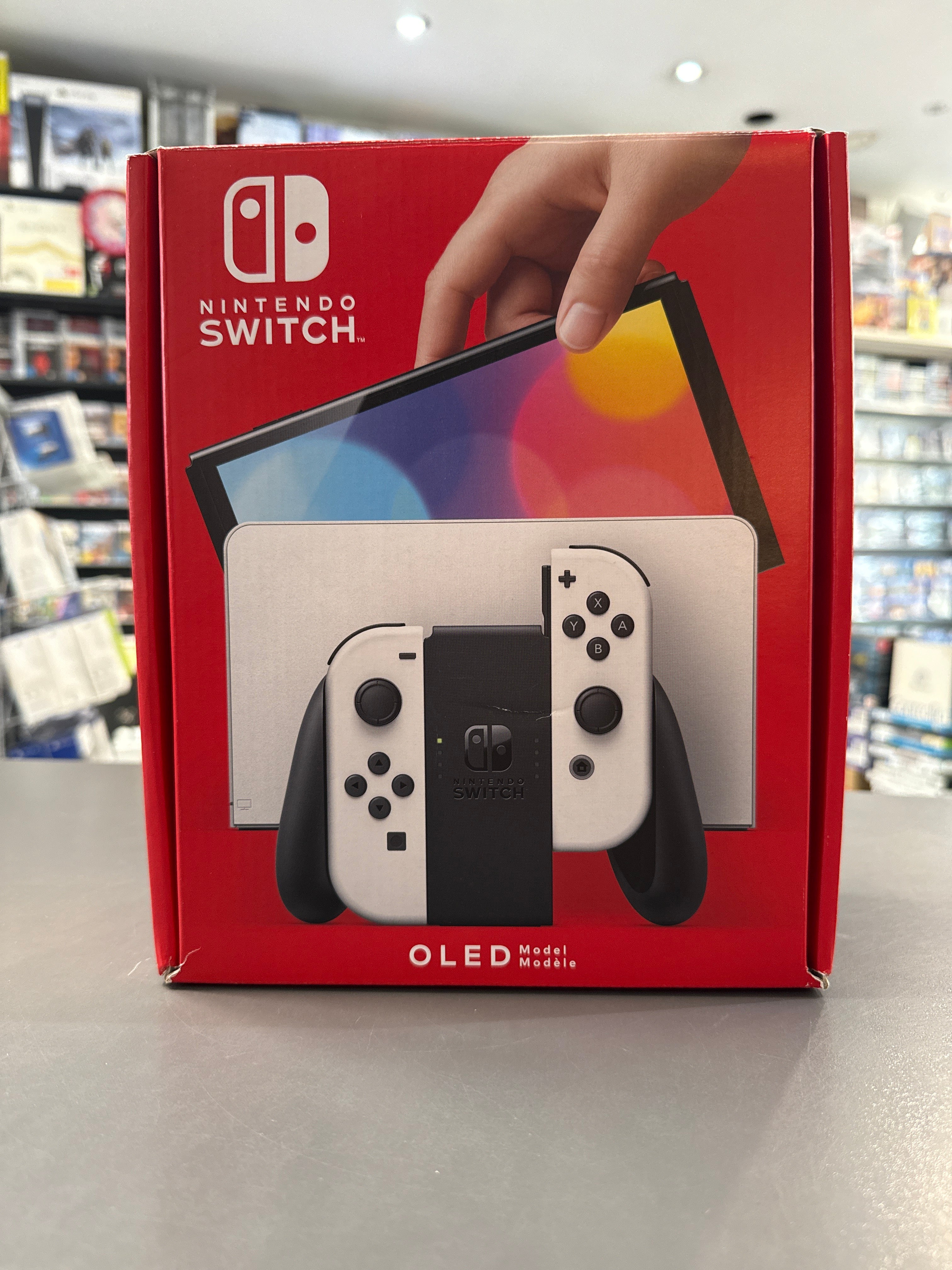 Nintendo Switch OLED-Modell HEG-001 64GB weiß Konsole gebraucht
