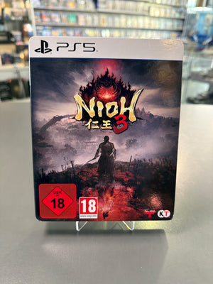 Nioh 3 Steelbook Launch Edition für PlayStation 5 PS5 als gebrauchtes Videospiel in Originalverpackung