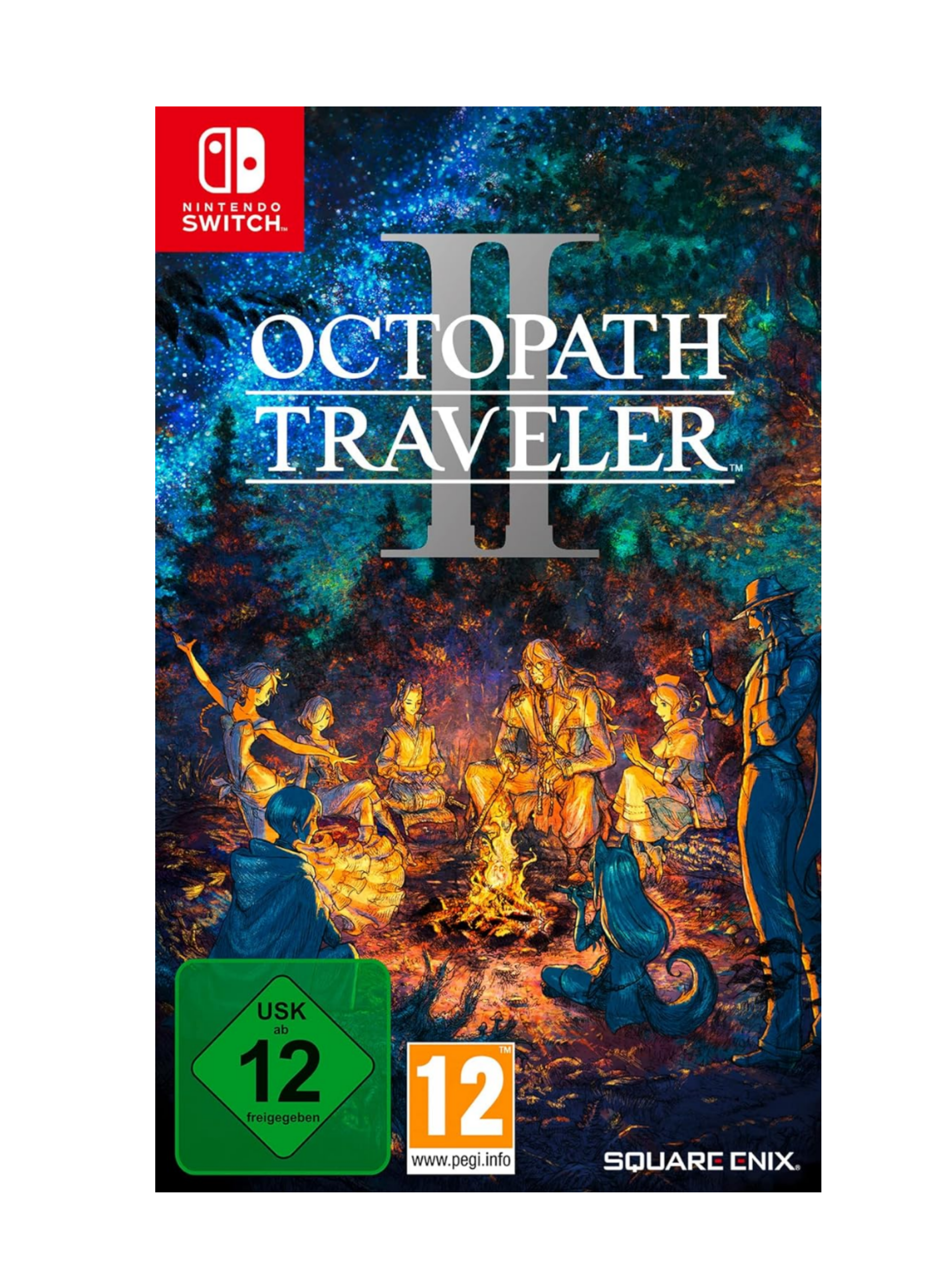 Octopath Traveler II Nintendo Switch JRPG HD-2D Spiel Cartridge gebraucht Square Enix