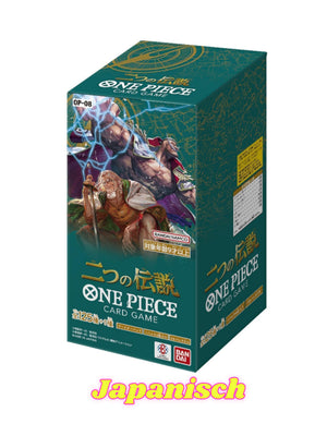 One Piece Card Game Two Legends OP-08 Display 24 Booster Packs