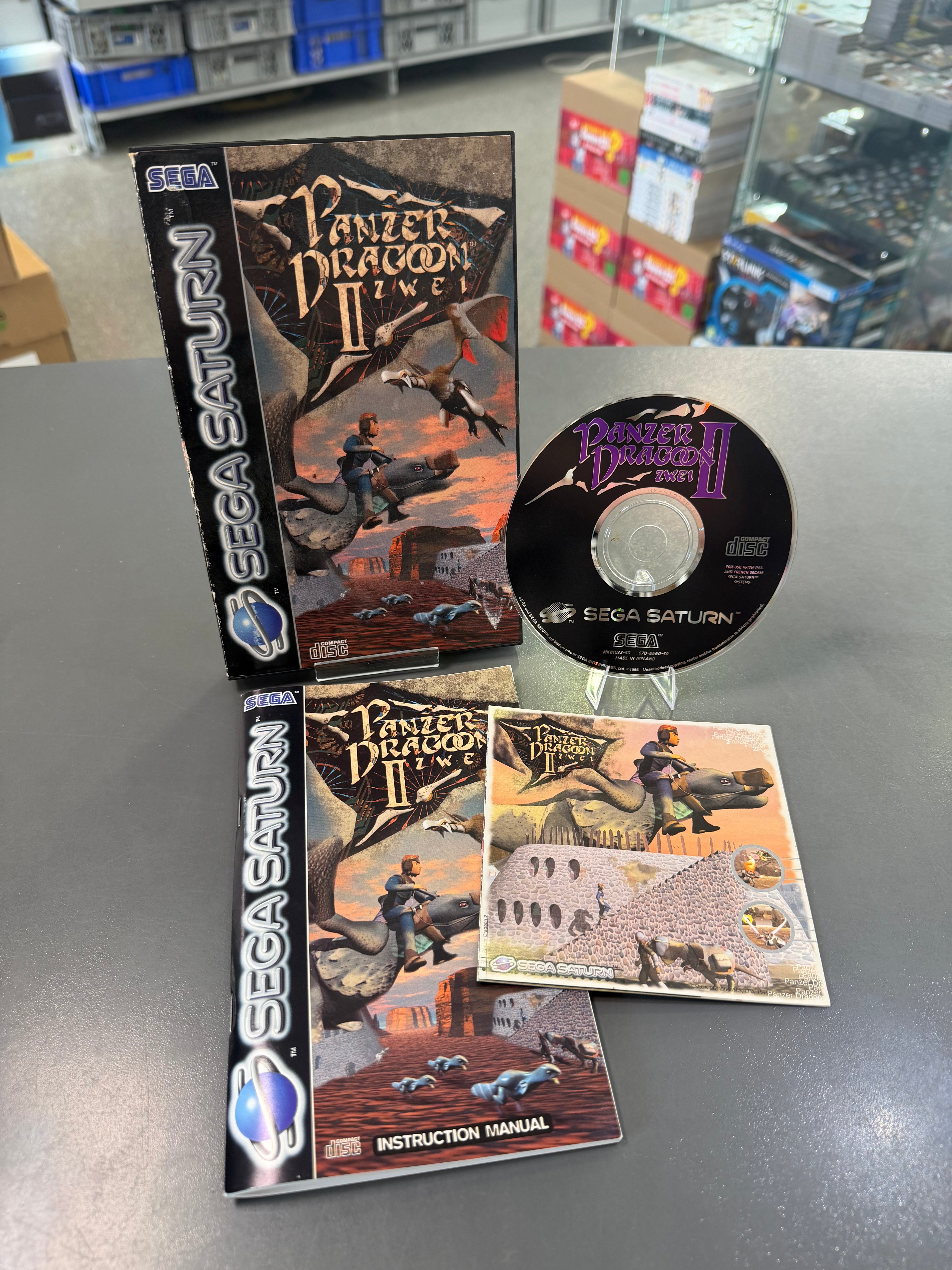 Panzer Dragoon II Zwei für Sega Saturn – gebrauchtes Originalspiel mit Hülle