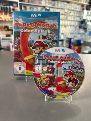 Paper Mario Color Splash für Nintendo Wii U – gebrauchte Spielhülle mit Disc in sehr gutem Zustand