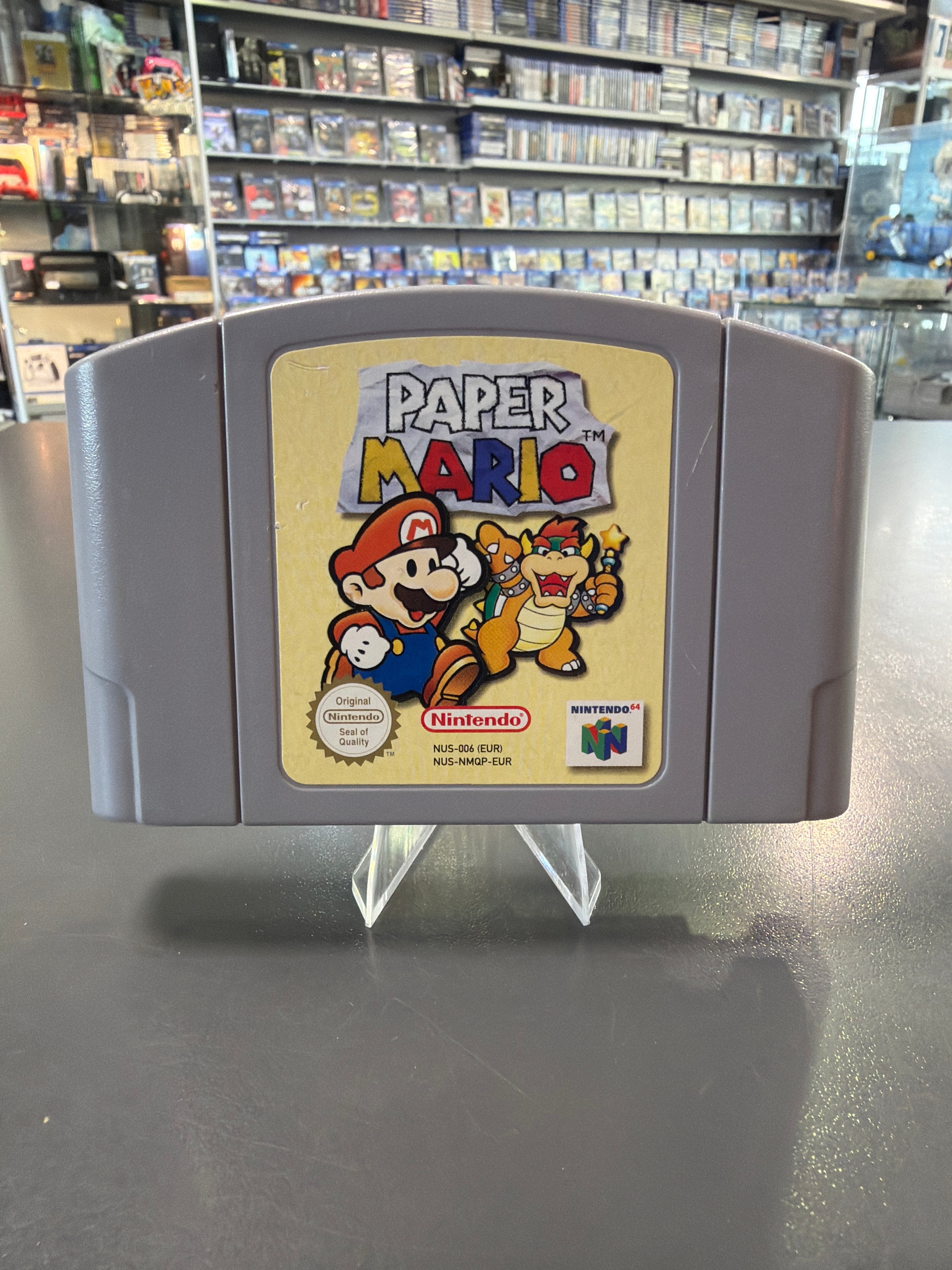 Paper Mario für Nintendo 64 N64 Modul in gutem gebrauchten Zustand