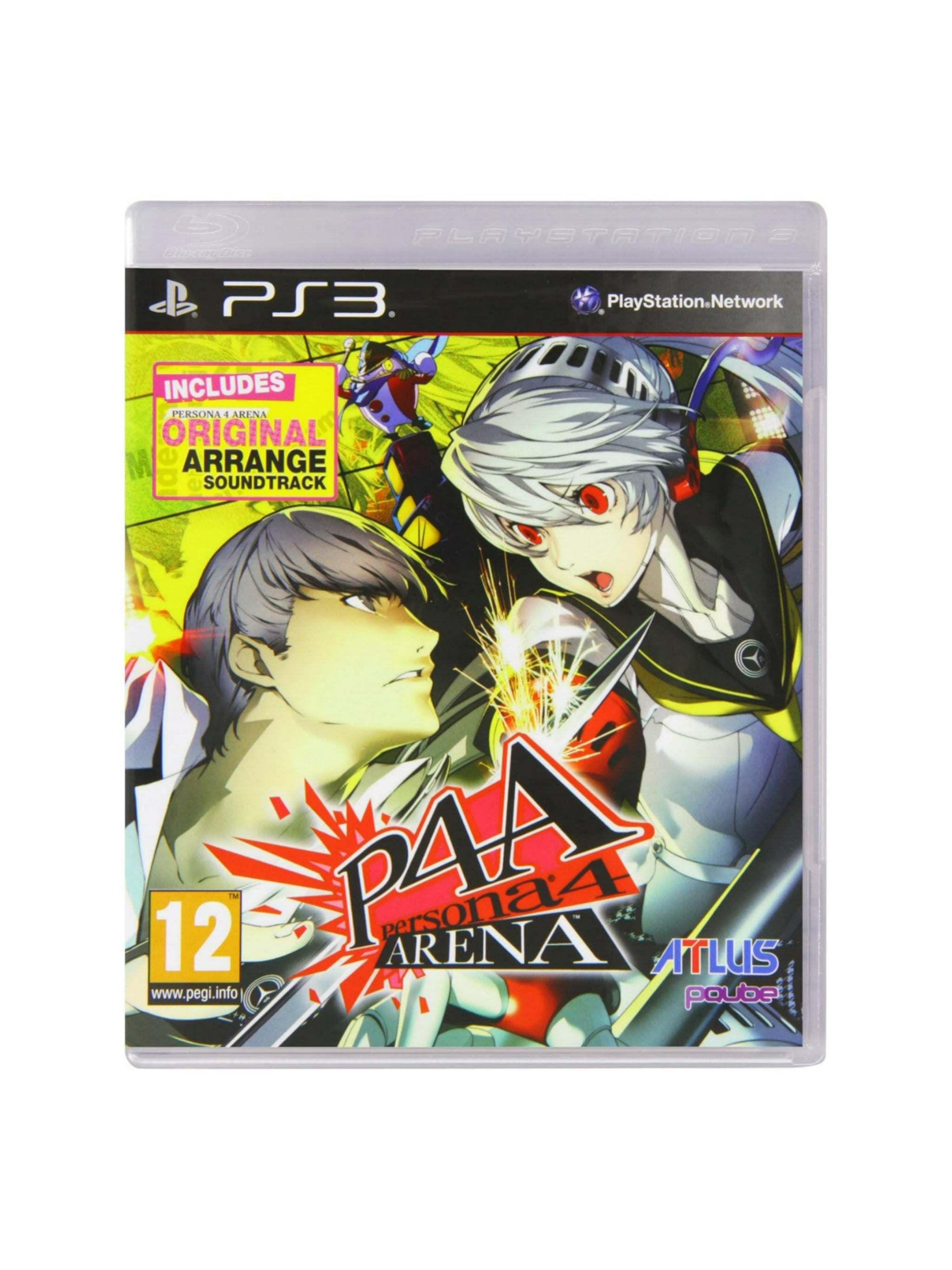 Persona 4 Arena für PlayStation 3 PS3 gebraucht mit Originalverpackung und Spiel-Blu-ray.