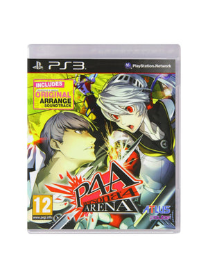 Persona 4 Arena für PlayStation 3 PS3 gebraucht mit Originalverpackung und Spiel-Blu-ray.