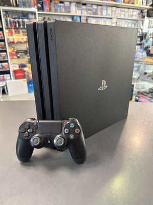 PlayStation 4 Pro Konsole Schwarz 1TB PS4 gebraucht mit DualShock 4 Controller und Zubehör
