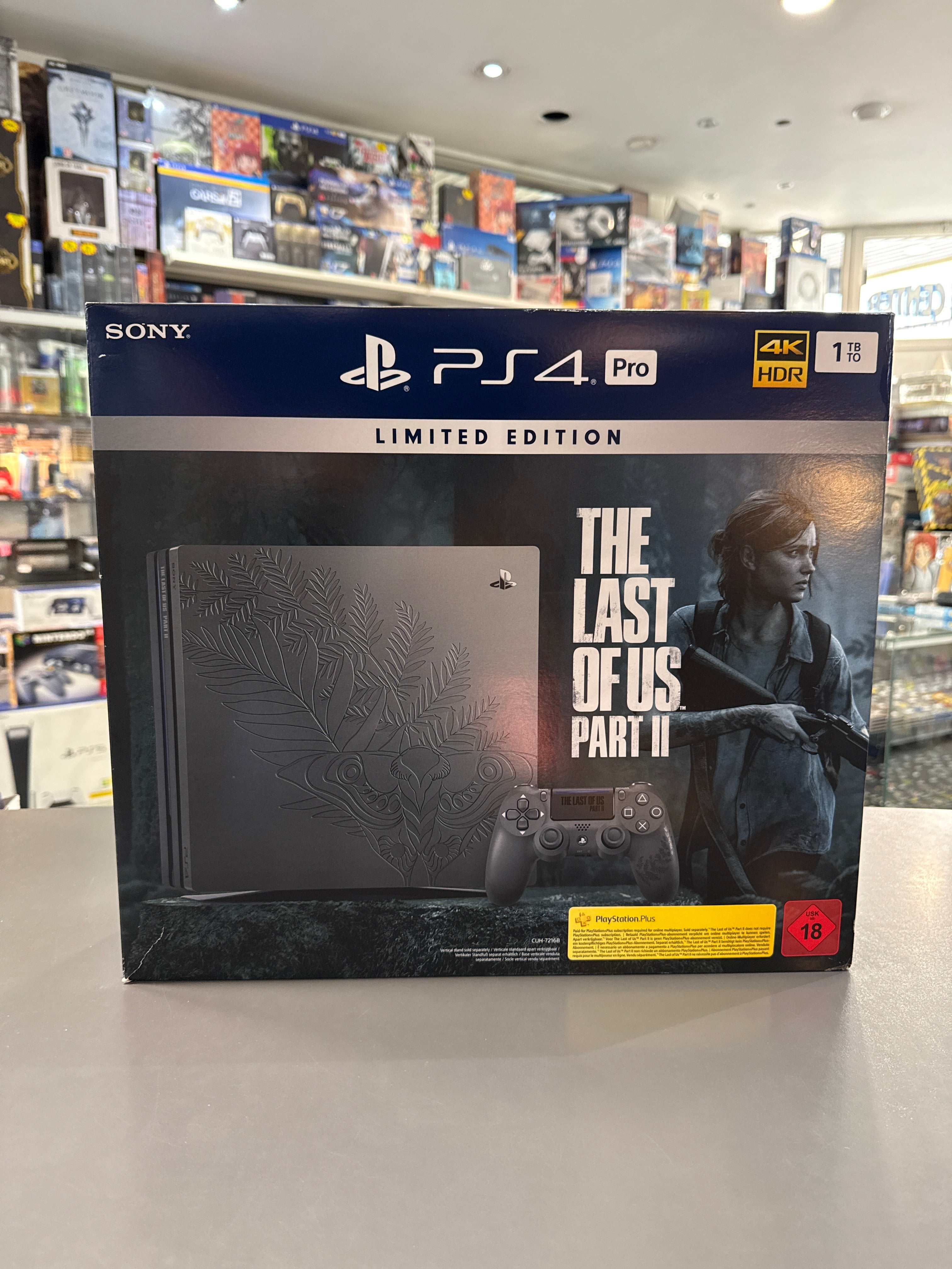 PlayStation 4 Pro The Last of Us Part II Limited Edition 1TB Konsole gebraucht neuwertig