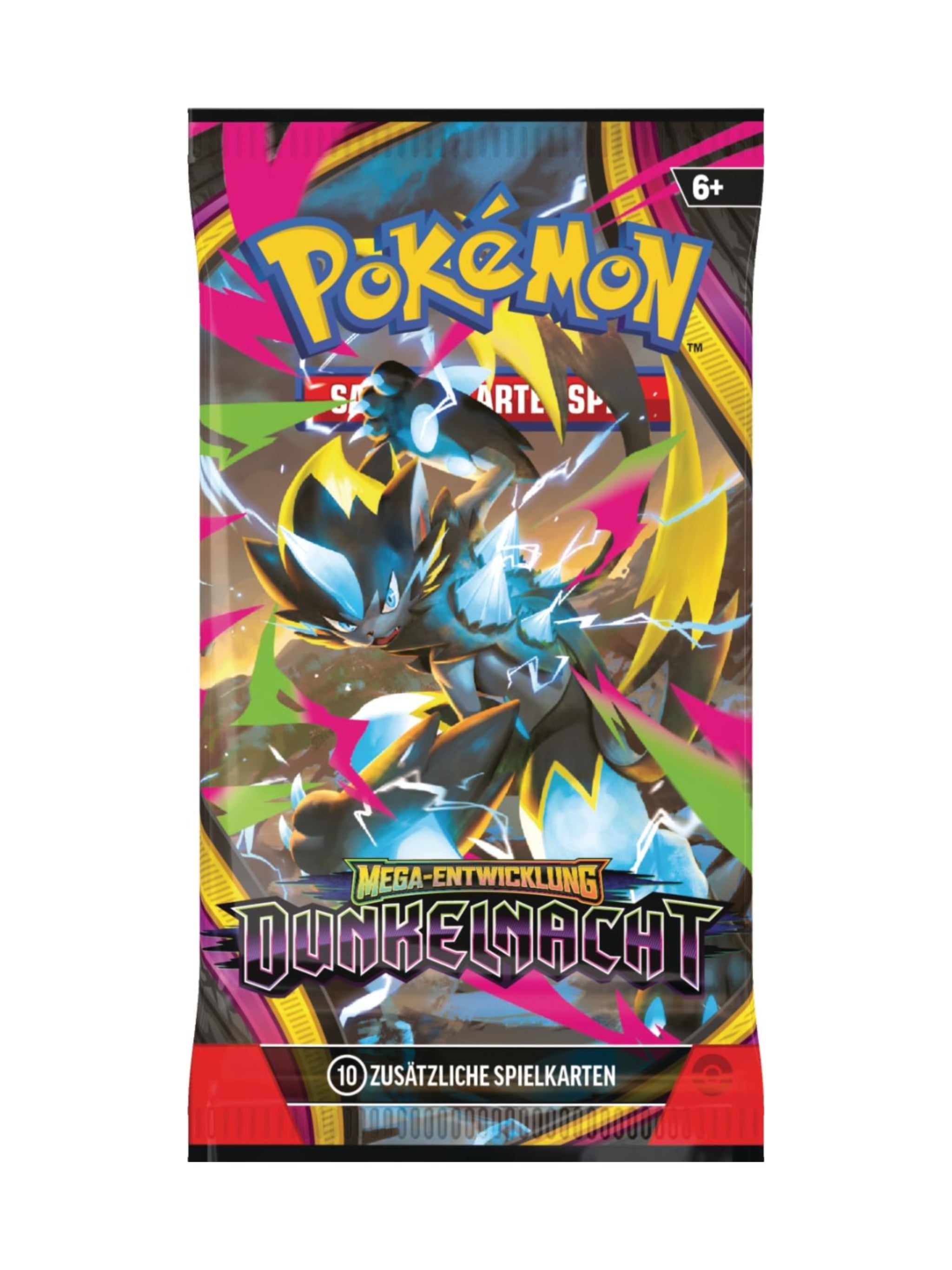 1 Boosterpack Pokémon Mega-Entwicklung – Dunkelnacht Edition
