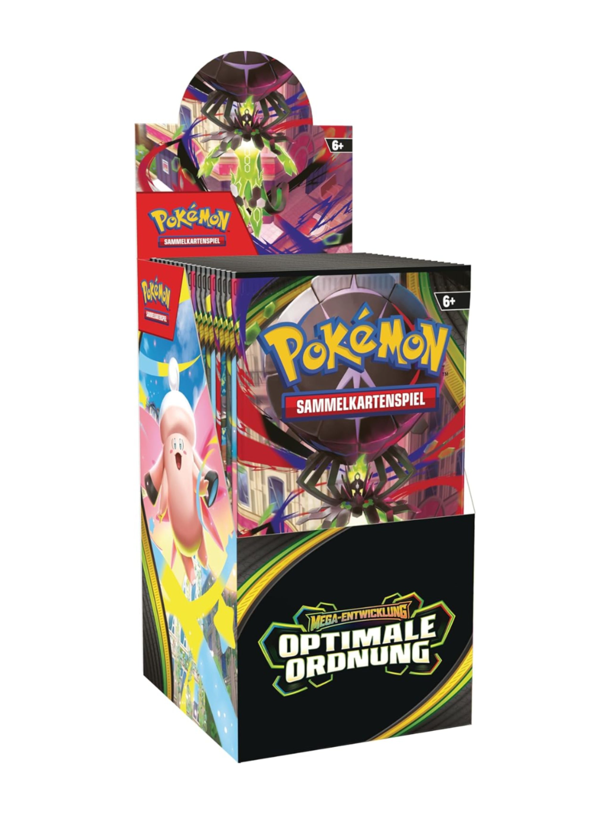 Pokémon Sammelkartenspiel Mega-Entwicklung Booster Display mit 18 Boosterpacks – originale Pokémon Karten Erweiterung