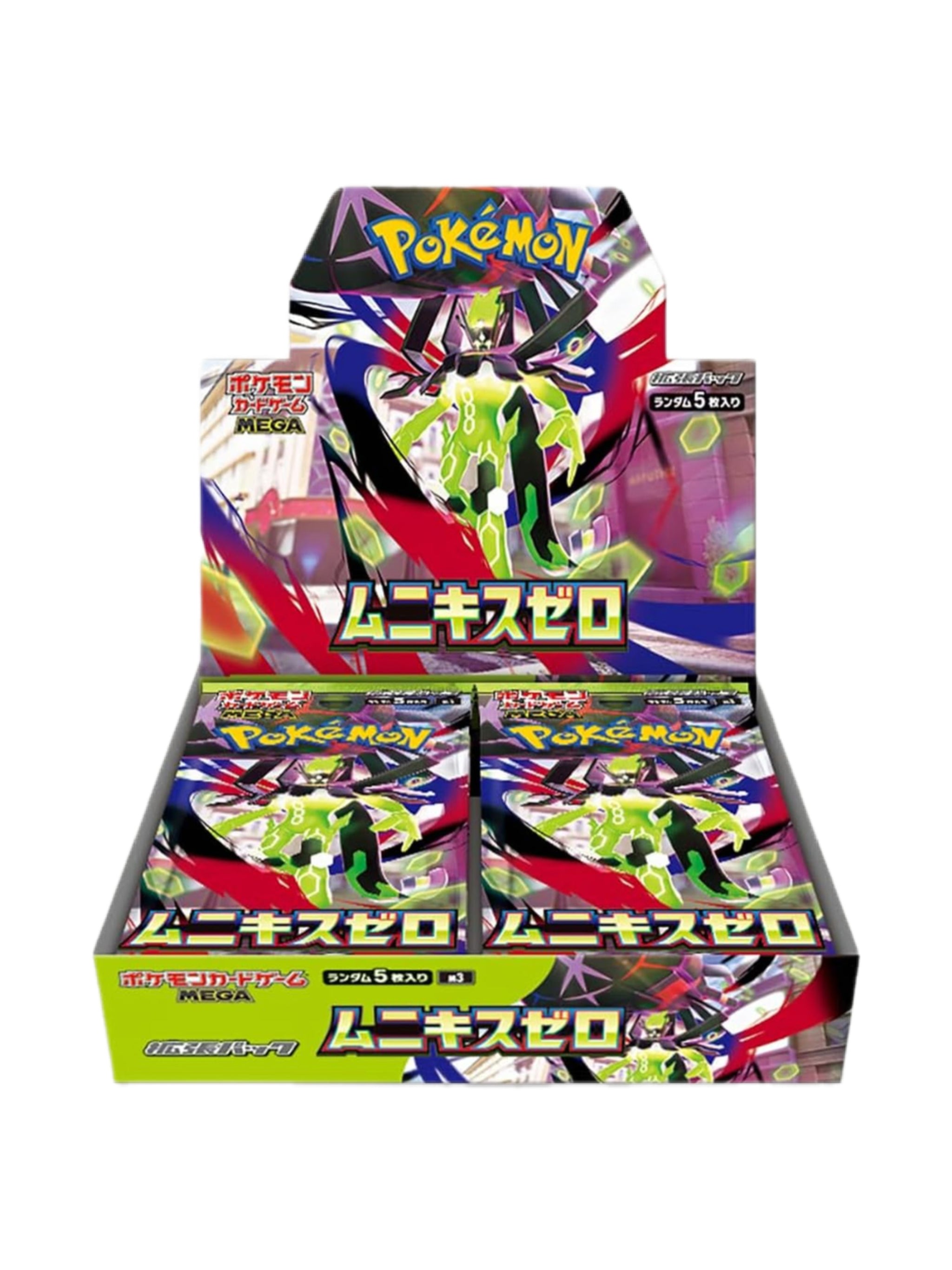 Pokémon TCG Nihil Zero M3 Munikis Zero Display 30 Booster Packs 5 Karten Japanisch JPN Sealed