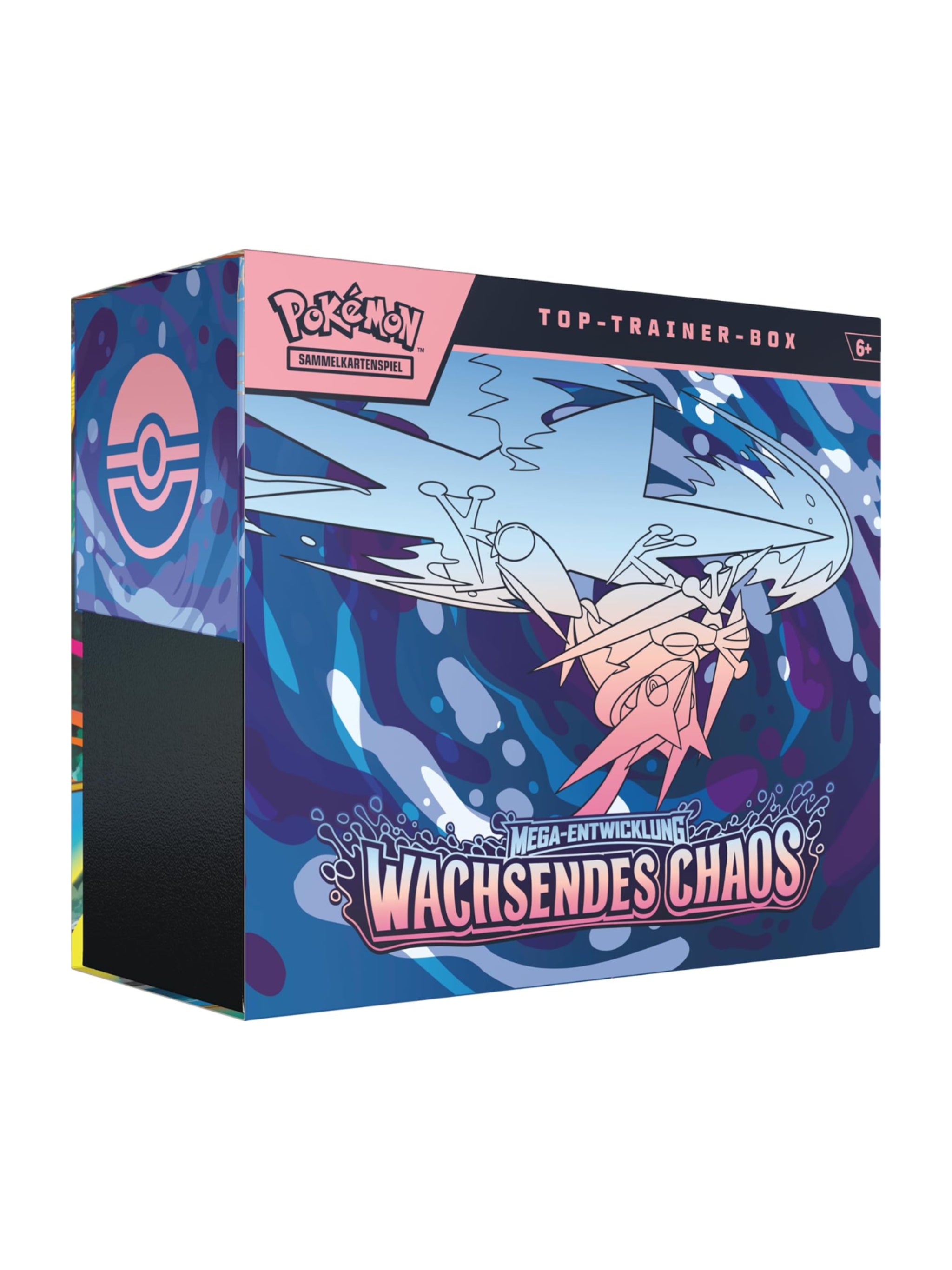 Pokémon Top-Trainer-Box Mega-Entwicklung Wachsendes Chaos ETB deutsch