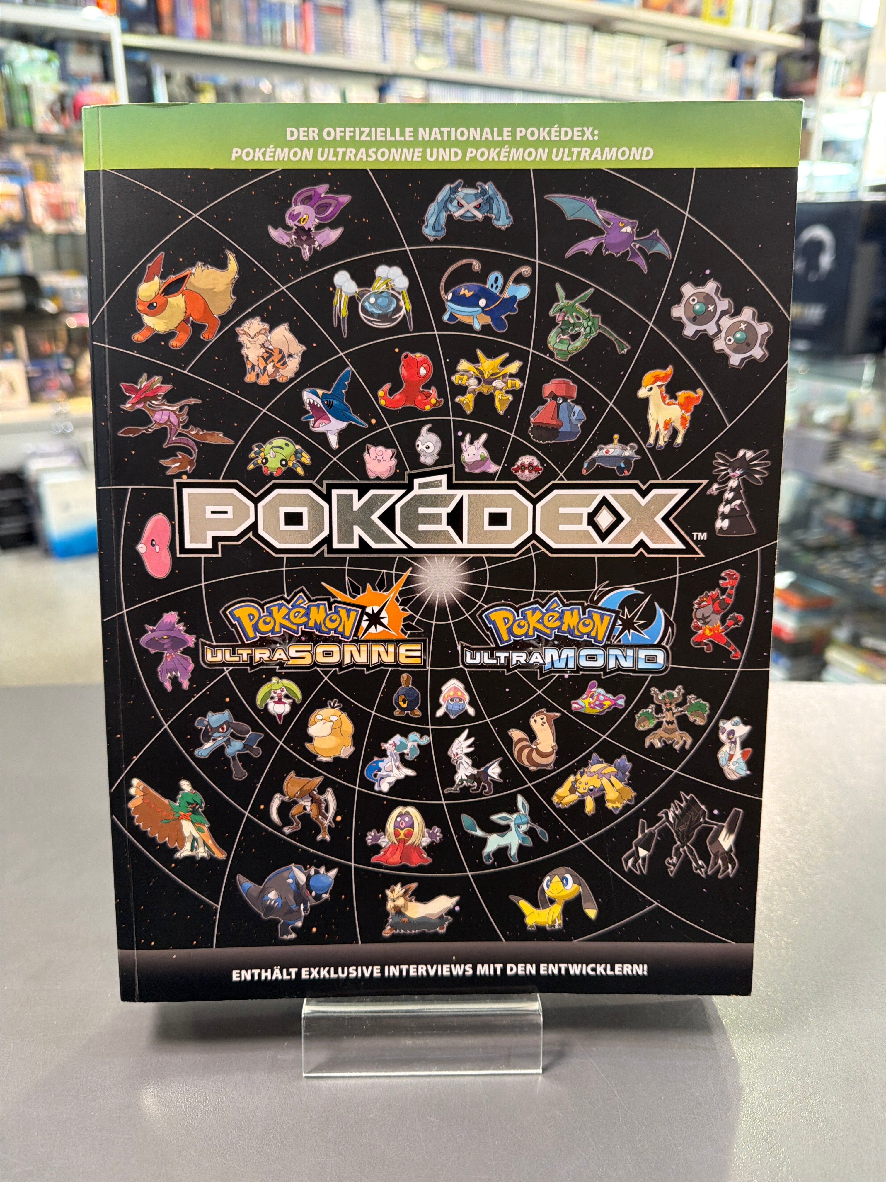 Pokémon Ultrasonne und Ultramond Pokédex Lösungsbuch für Nintendo 3DS gebraucht mit Alola-Pokédex und Strategie-Guide.