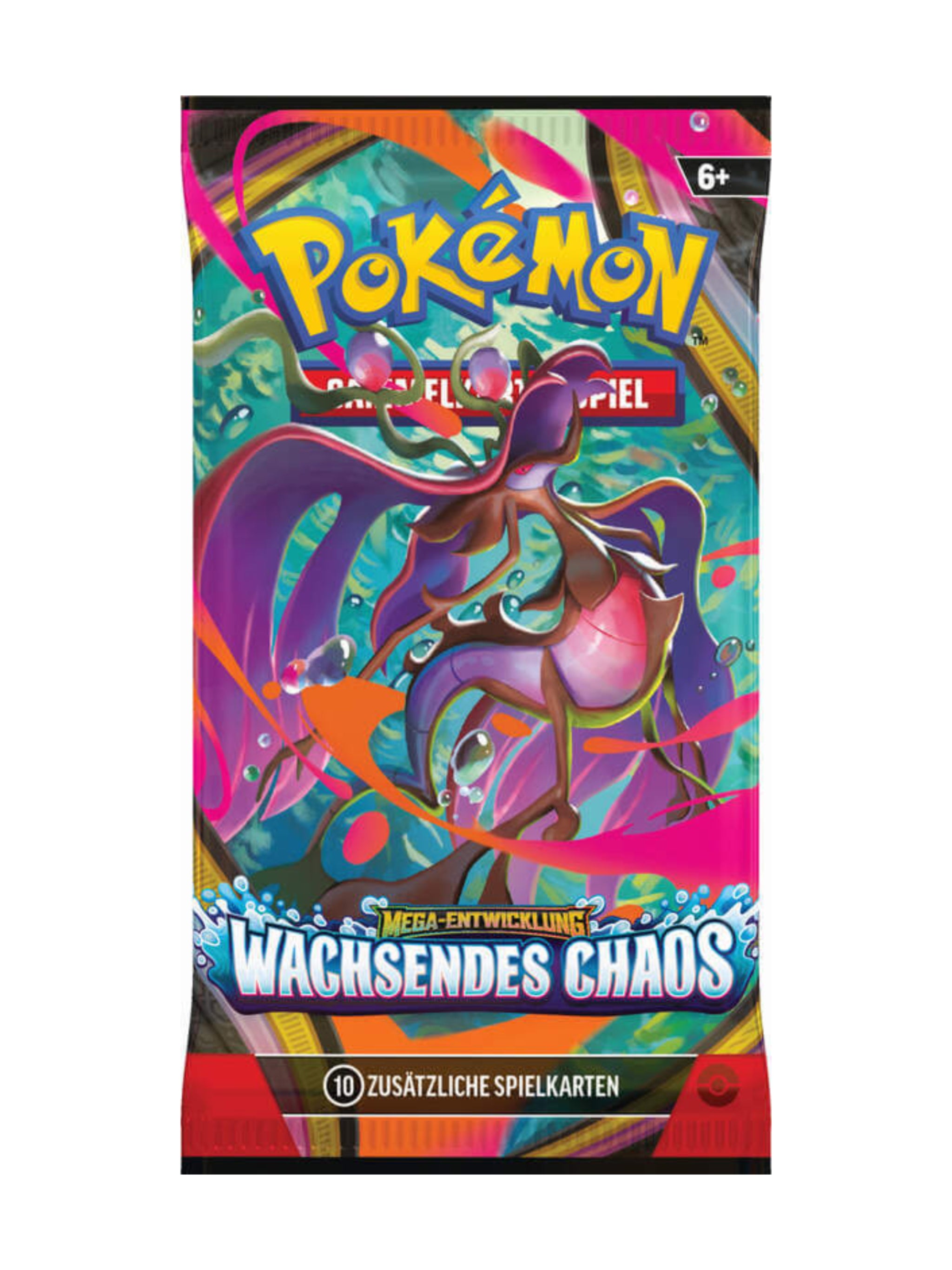 Pokémon Mega-Entwicklung Wachsendes Chaos Boosterpack Artwork