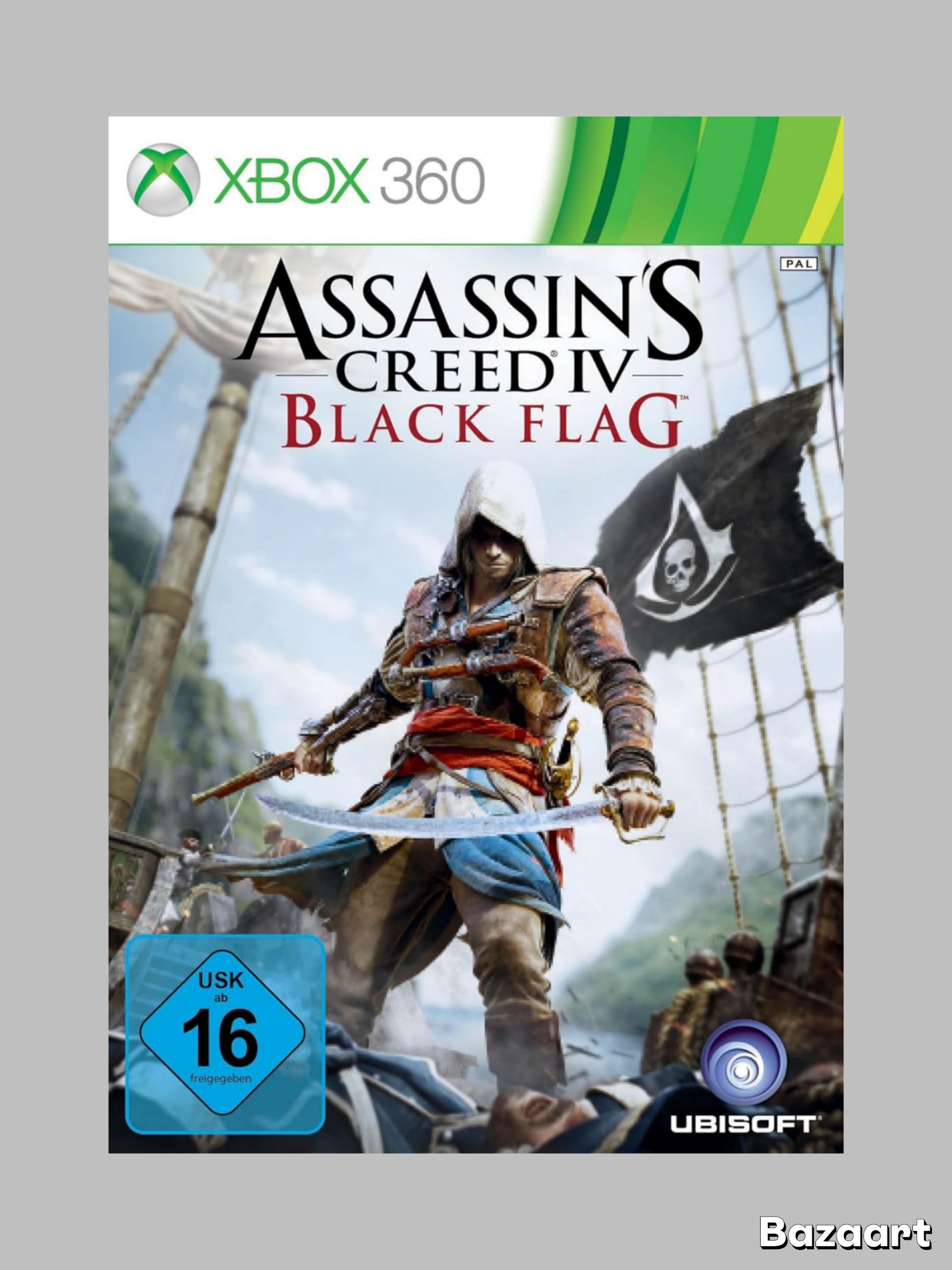 Assassin's Creed 4 Black Flag Xbox 360 gebraucht – Piraten-Actionspiel von Ubisoft