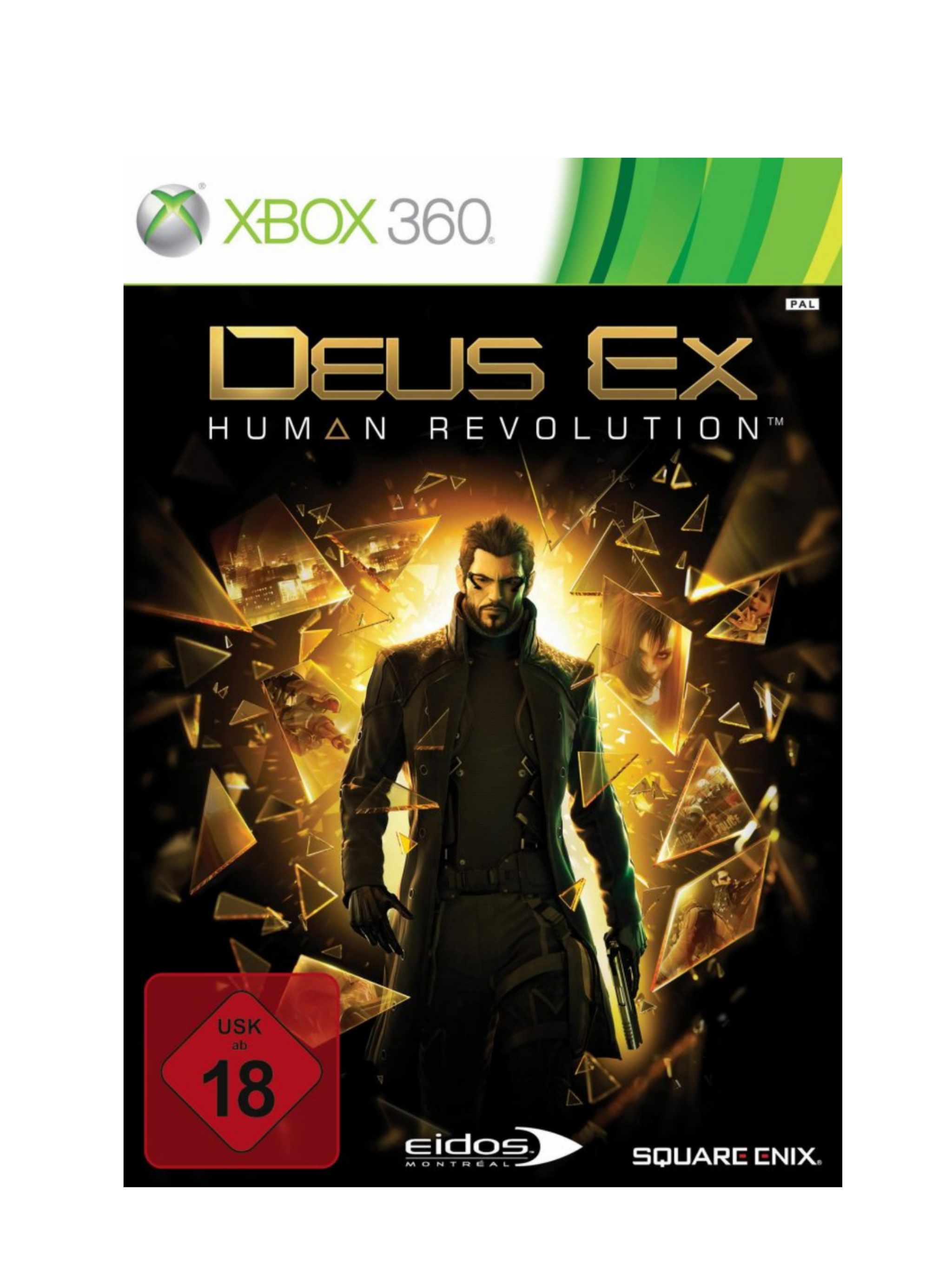 Deus Ex Human Revolution Xbox 360 gebraucht – Cyberpunk Action-Rollenspiel