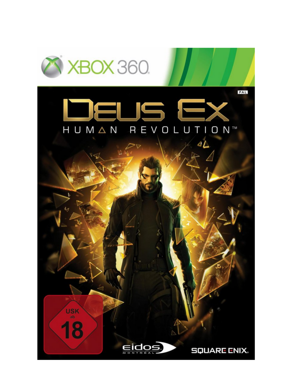Deus Ex Human Revolution Xbox 360 gebraucht – Cyberpunk Action-Rollenspiel