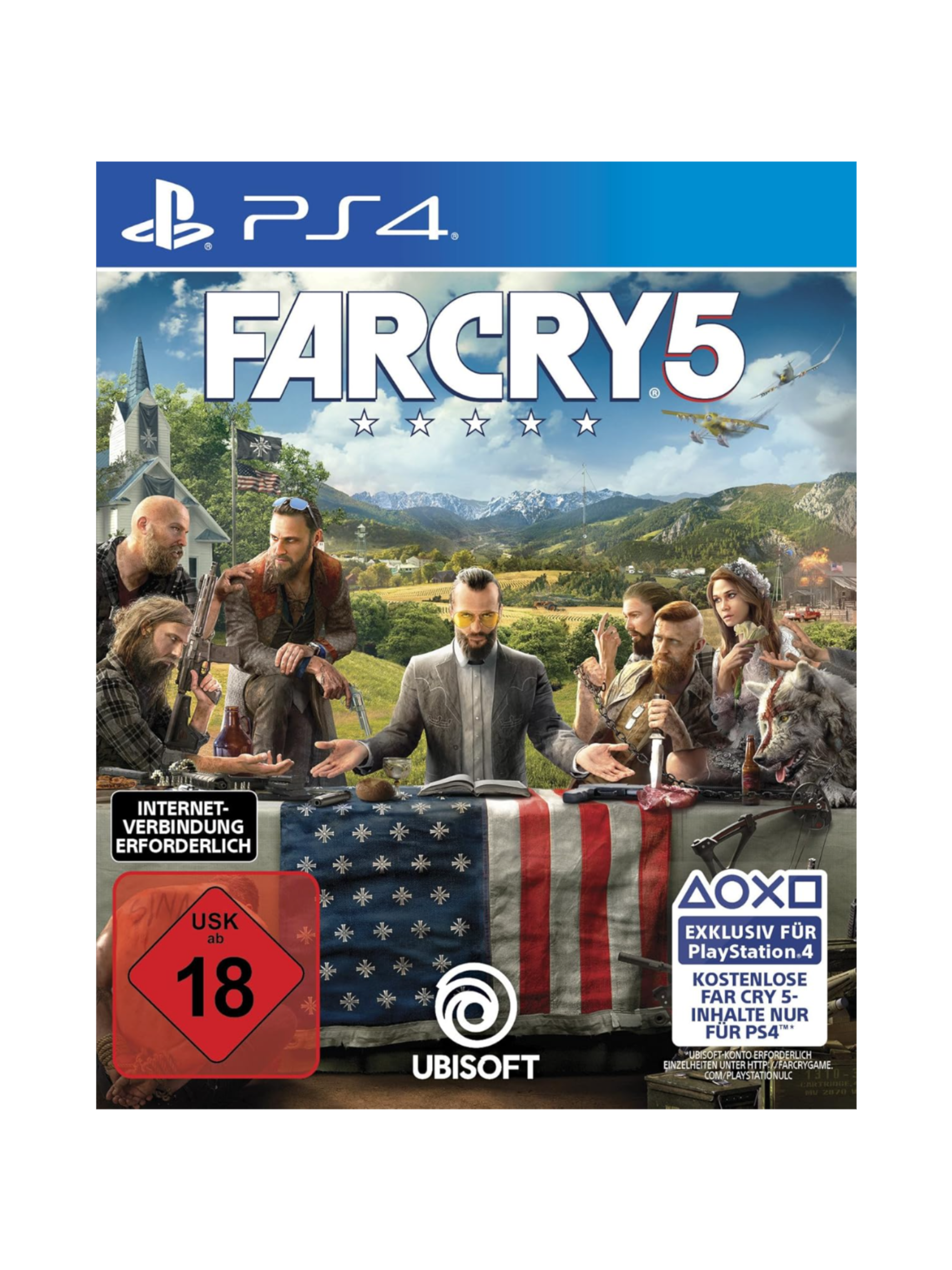 Far Cry 5 Standard Edition PlayStation 4 PS4 gebraucht – Open-World-Actionspiel von Ubisoft