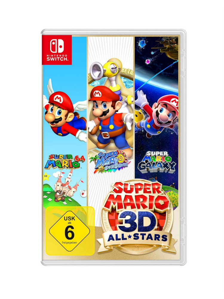 Super Mario 3D All-Stars Nintendo Switch Neuware – Super Mario 64, Sunshine und Galaxy