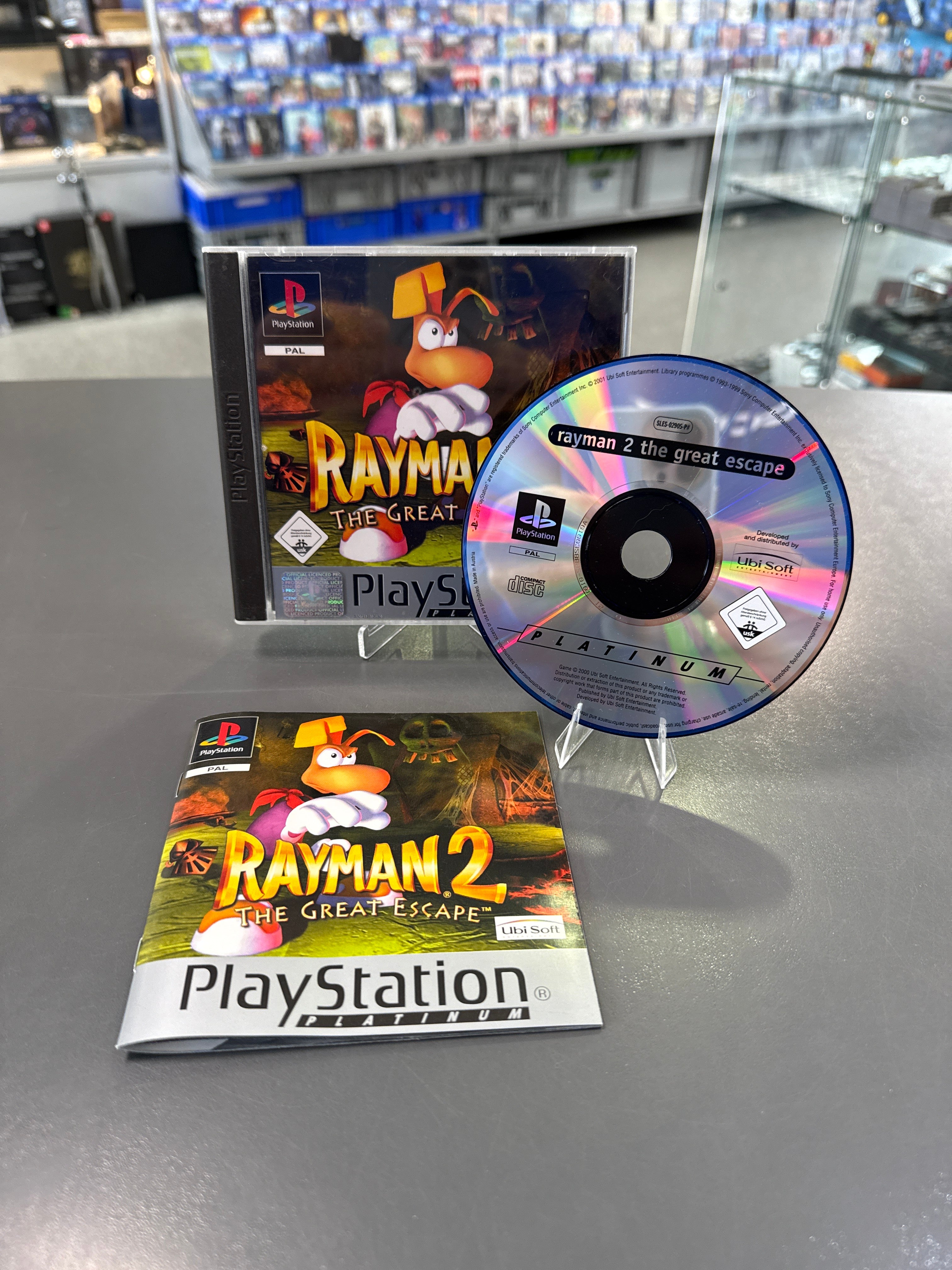 Rayman 2 The Great Escape für PlayStation 1 PS1 als gebrauchtes Videospiel