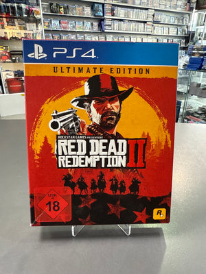 Red Dead Redemption 2 Ultimate Edition Steelbook PlayStation 4 PS4 gebraucht mit Original Spiel und Sammler Steelbook