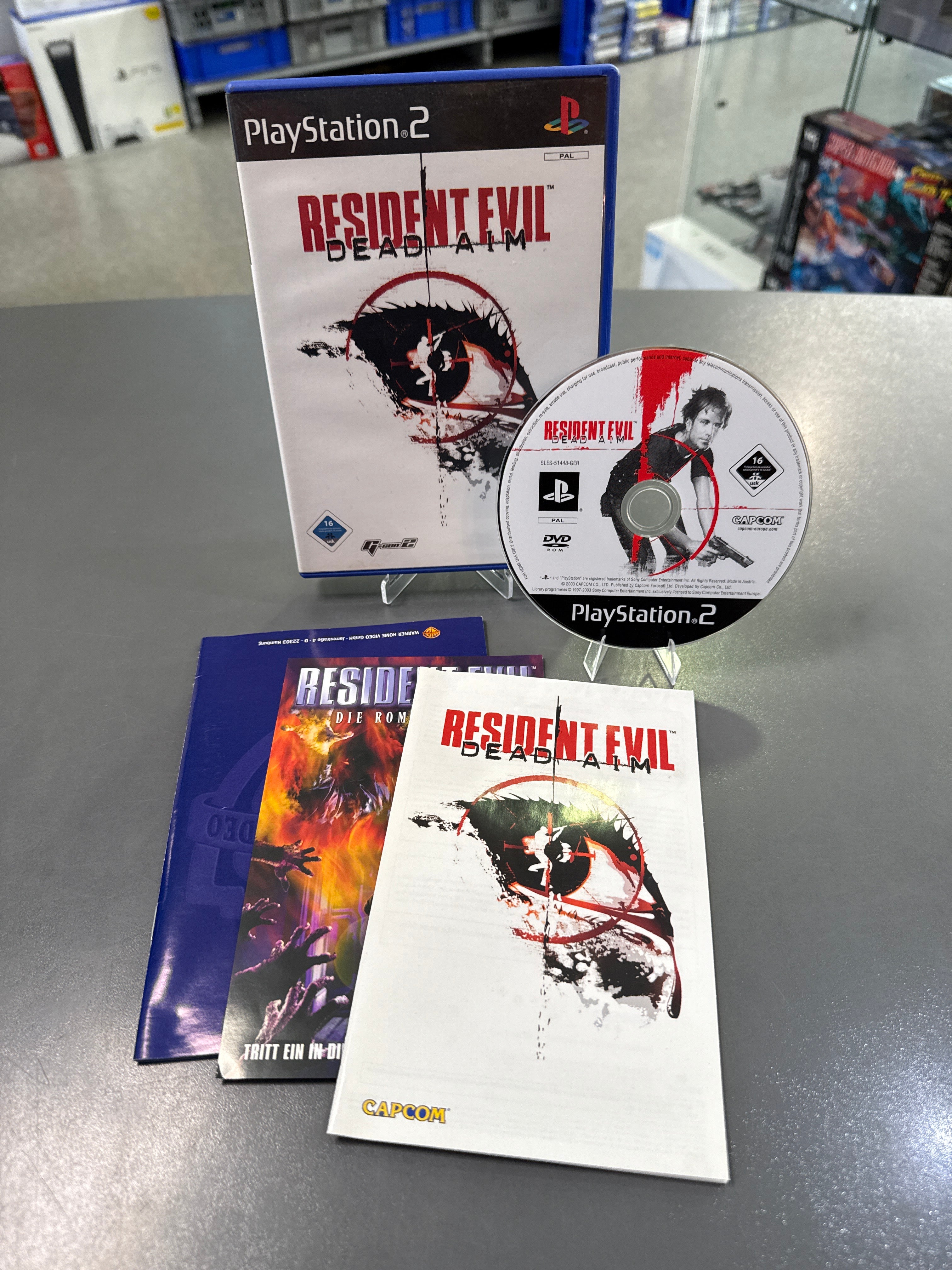 Resident Evil Dead Aim PS2 Spiel neuwertig gebraucht