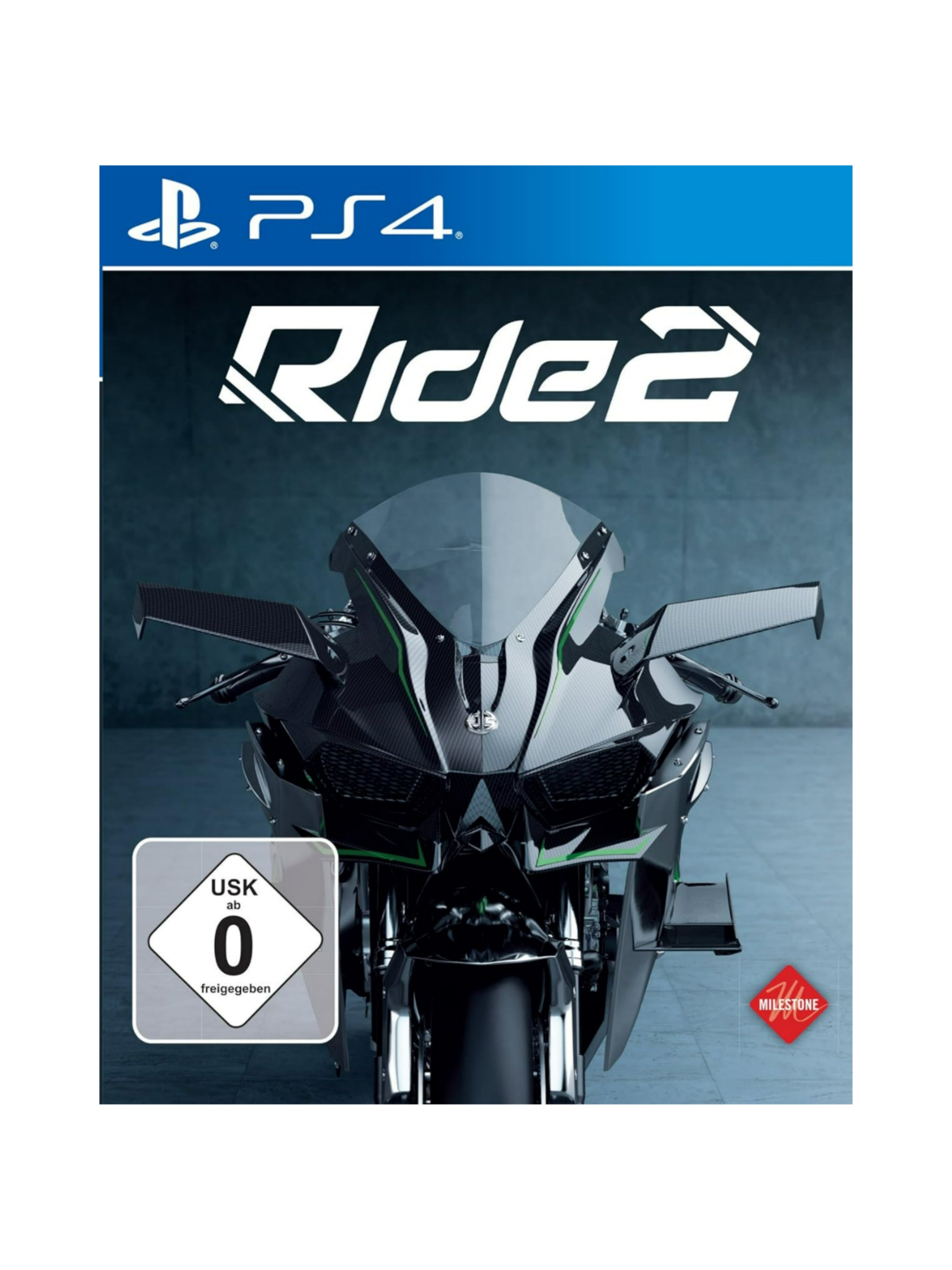 RIDE 2 für PlayStation 4 PS4 mit Originalverpackung und Spiel-Blu-ray in gebrauchtem Zustand.