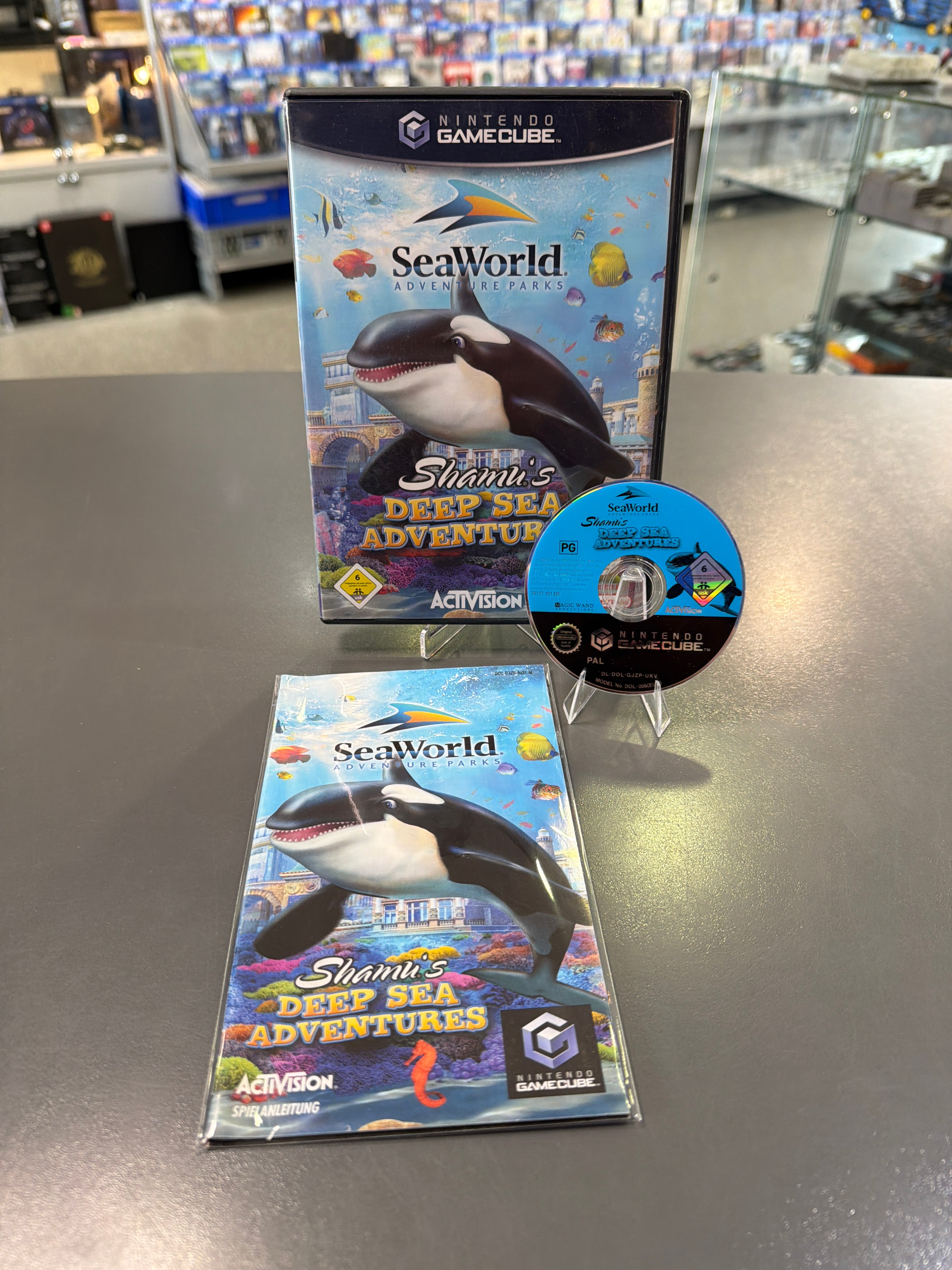 Sea World Adventure Parks für Nintendo GameCube inklusive Anleitung in sehr gutem gebrauchten Zustand Videospiel