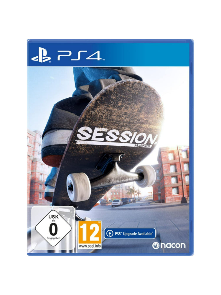 Session Skate Sim für PlayStation 4 PS4 mit Originalverpackung und Spiel-Blu-ray in gebrauchtem Zustand.